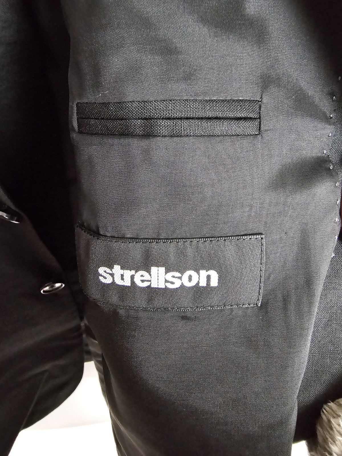 EK10182 Herren Anzugsjacke von Strellson Premium Line, Schwarz, entspricht ca 502