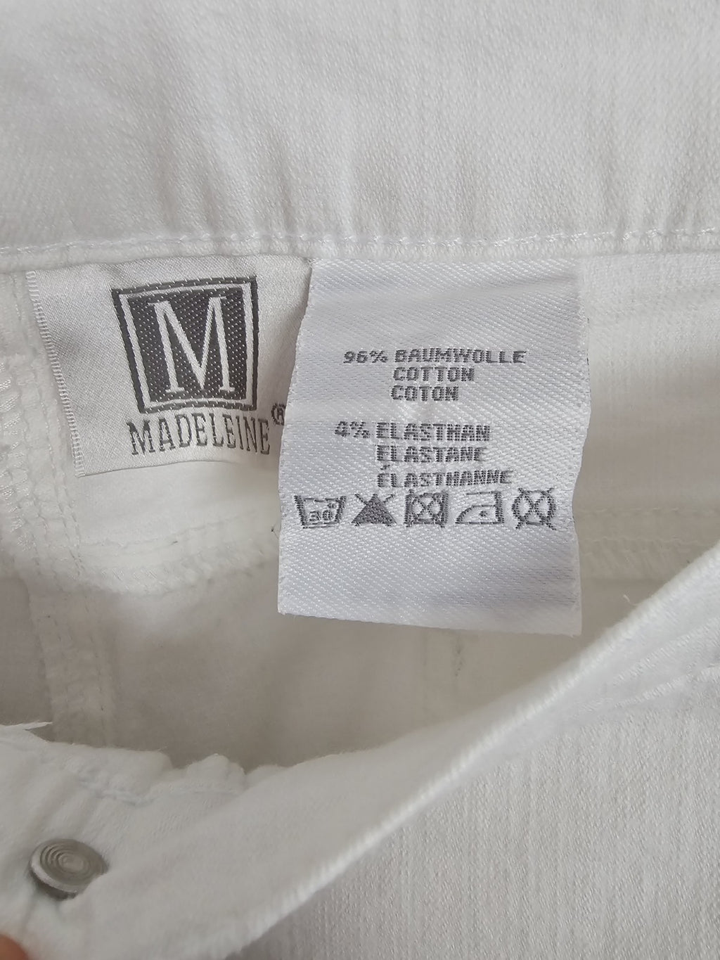 EK2826 Damen Jeans von Madeleine, Weiß, Gr. 462