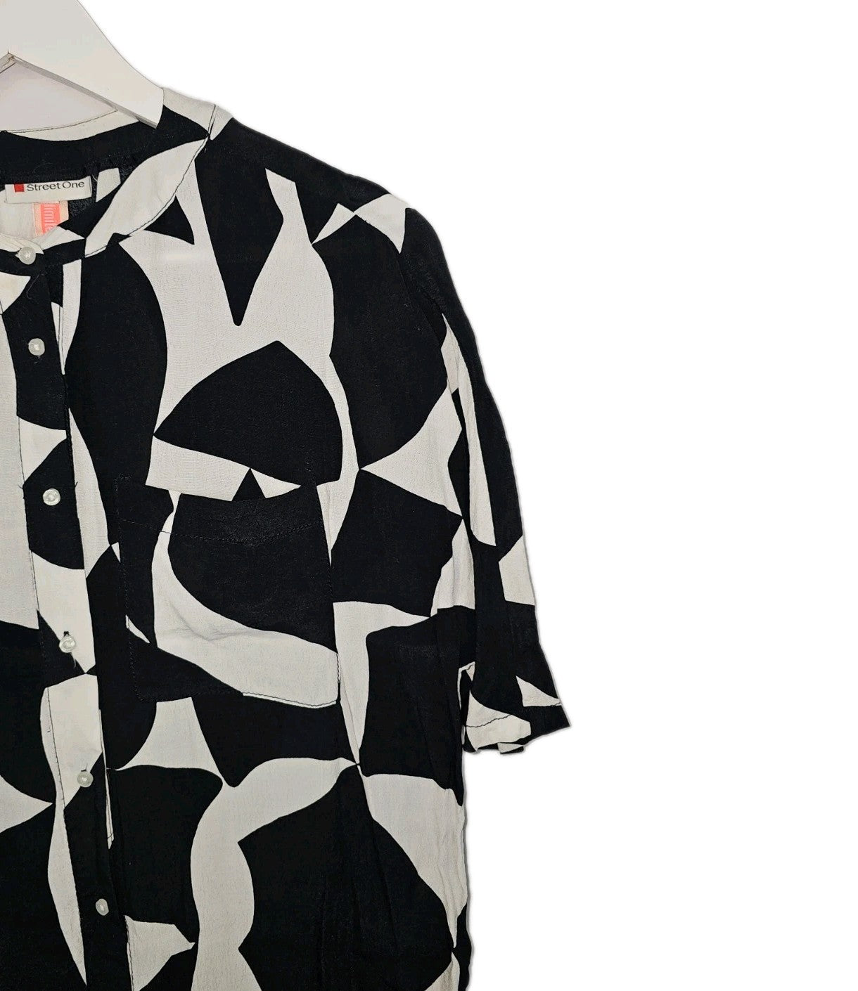 EK9915 Damen Kleid von Street One, schwarz-weiß, Gr.342