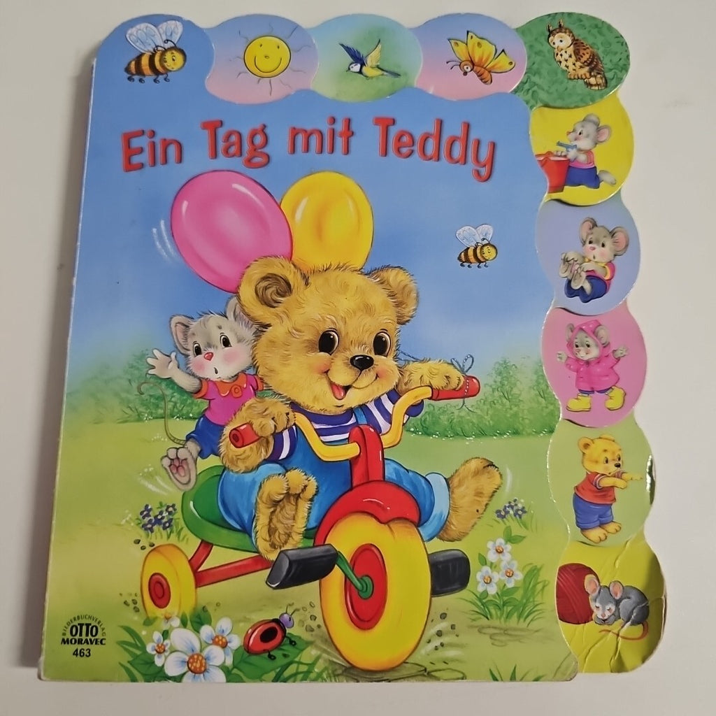 EB1773 Ein Tag mit Teddy-Registerstanzung von Moravec | Buch | Zustand sehr gut0