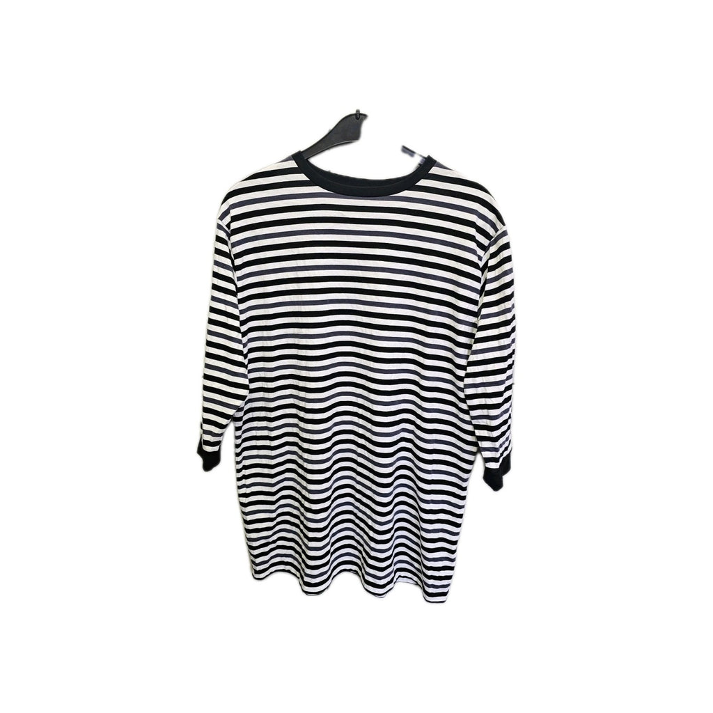 EK5367 Damen Tshirt, Schearz,weiß Gestreift Gr. 340