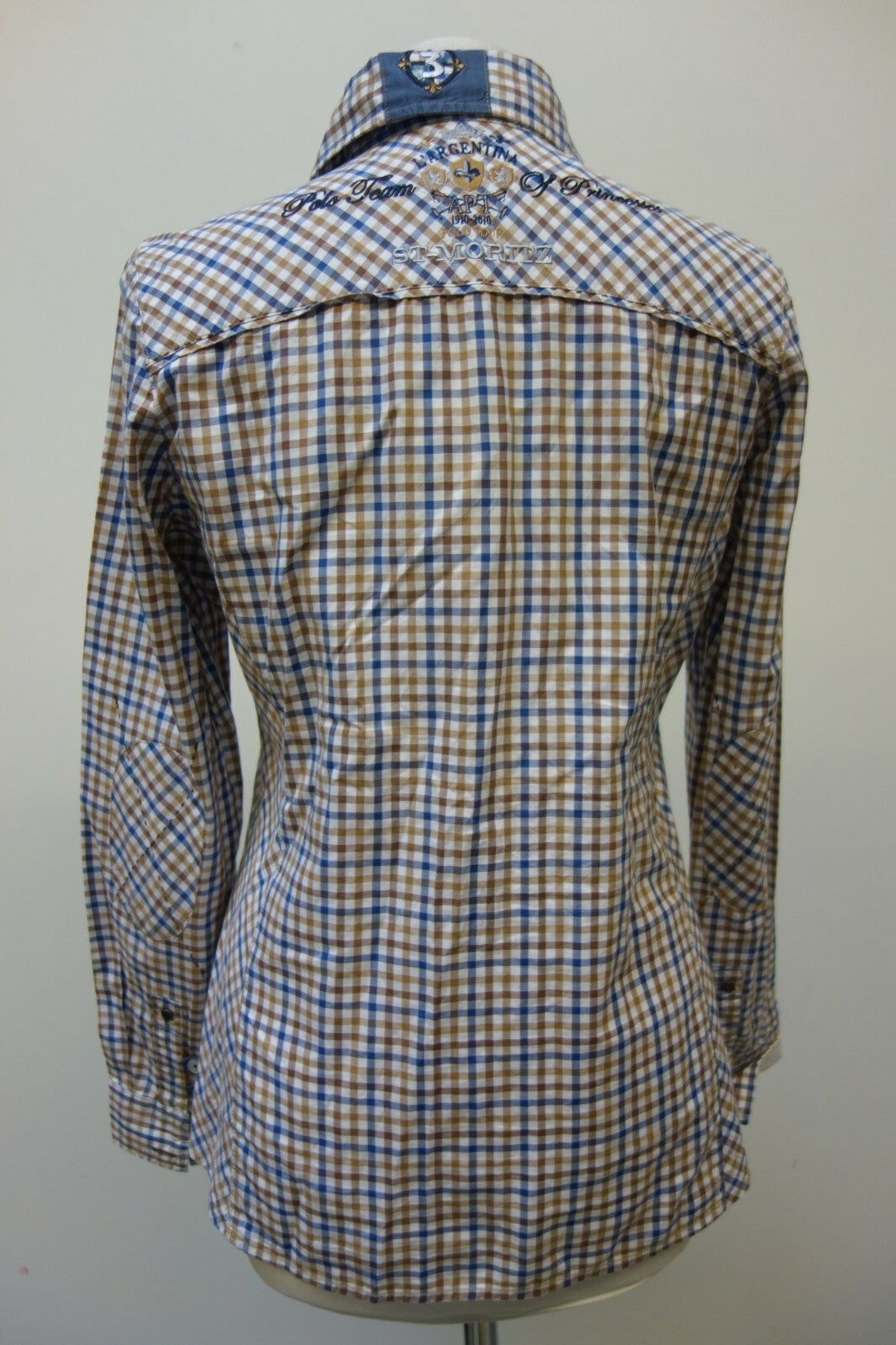EK0210 Damen Bluse von L´Argentina, kariert, Gr. 386