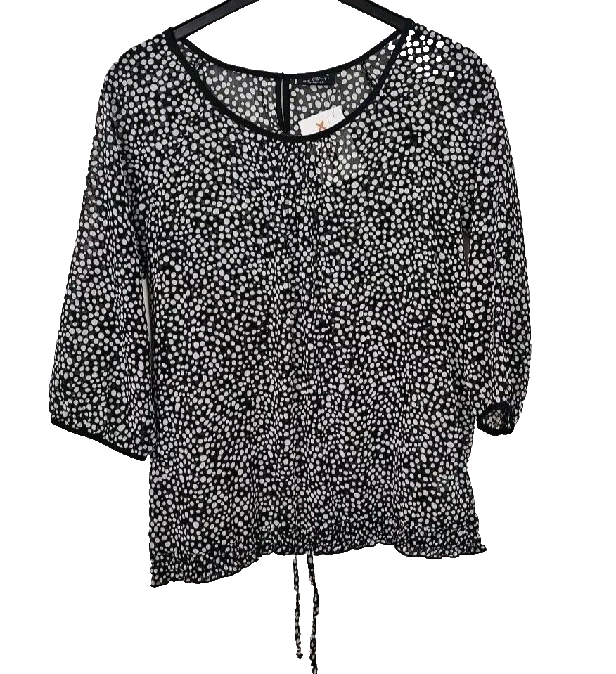 EK1328 Damen Bluse von Gina Benotti, Schwarz, Gr.40/420