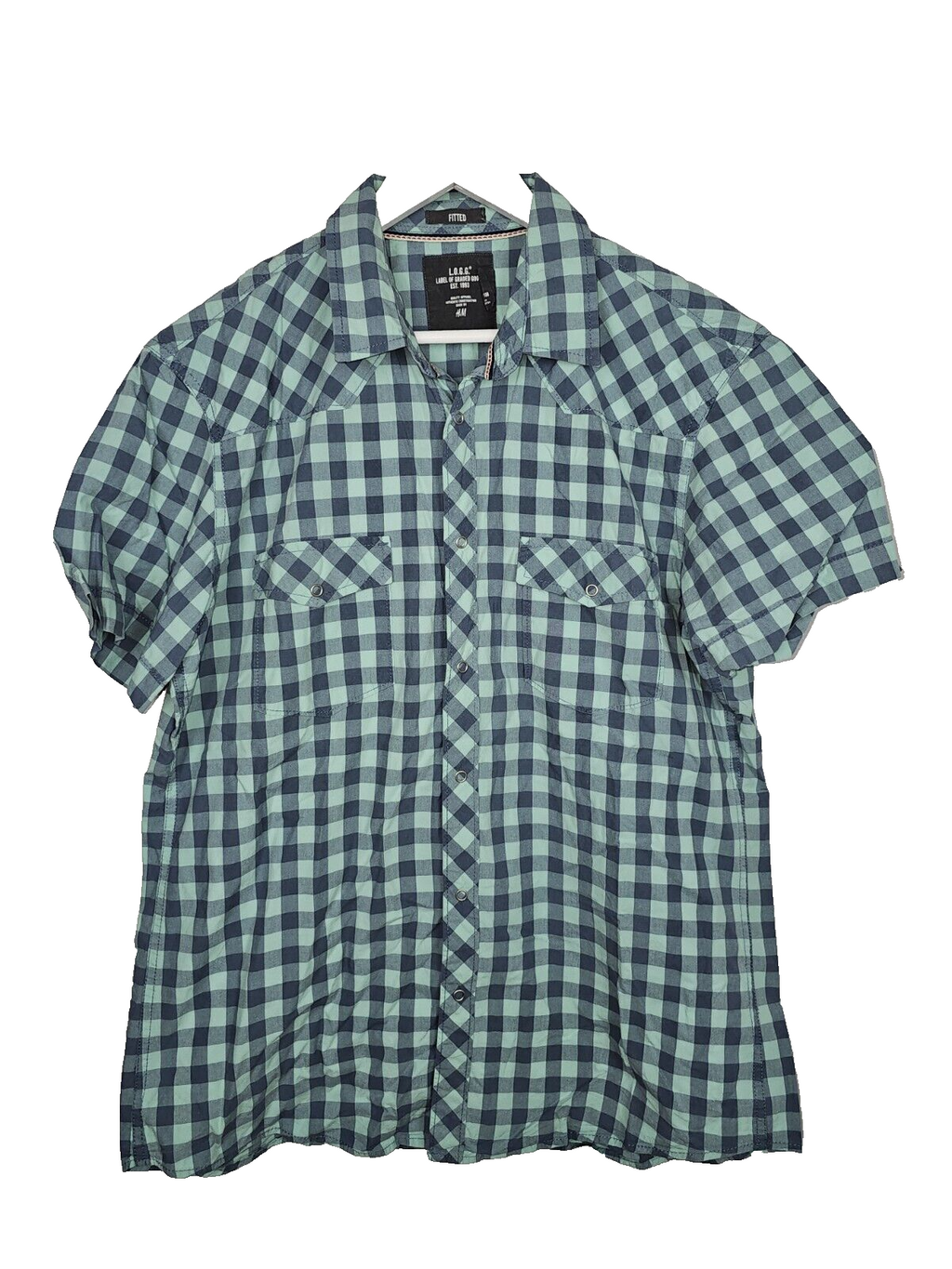 EK6814 Herren Hemd von L.O.G.G., blau, Gr. L 0