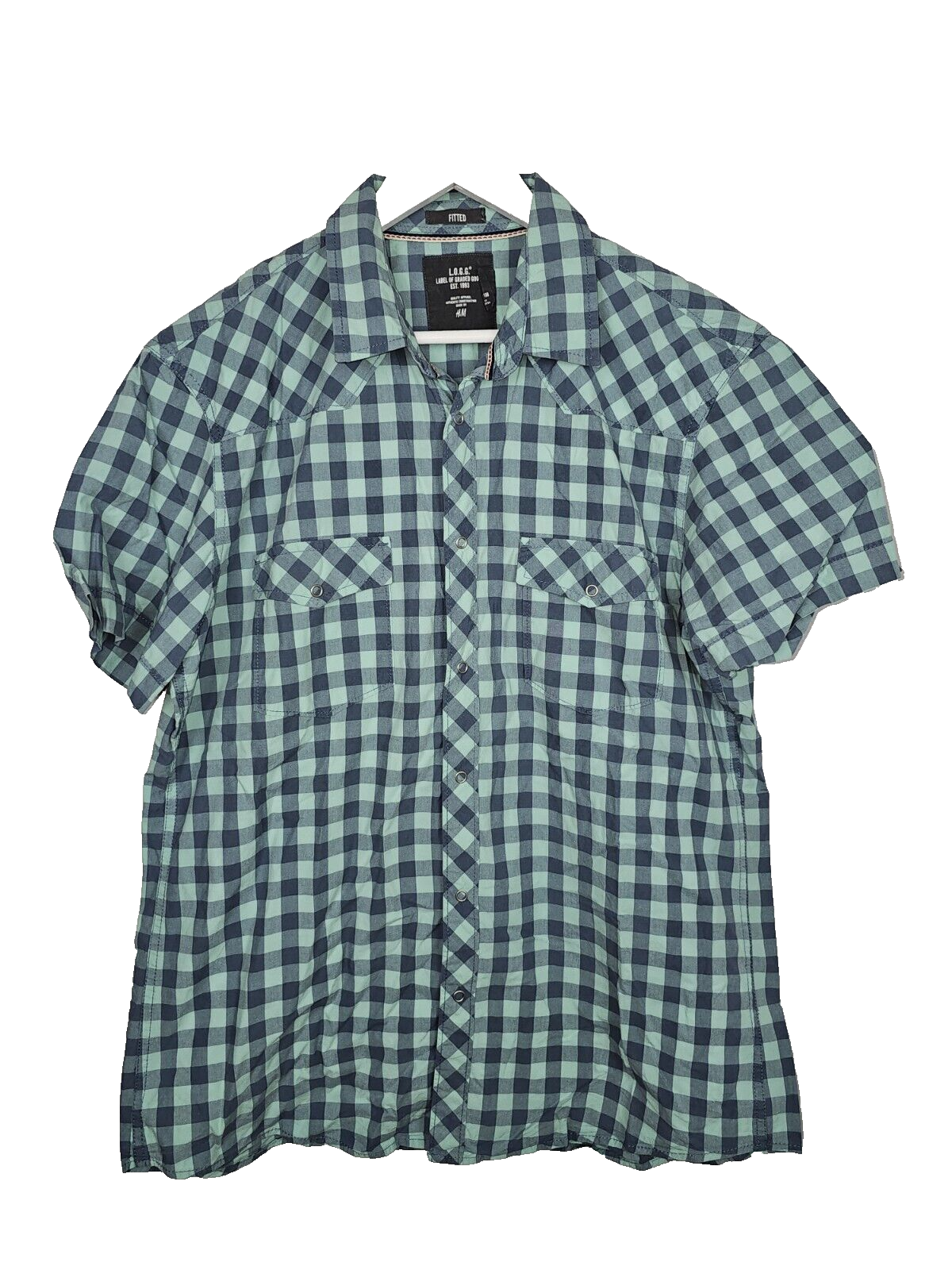 EK6814 Herren Hemd von L.O.G.G., blau, Gr. L 0