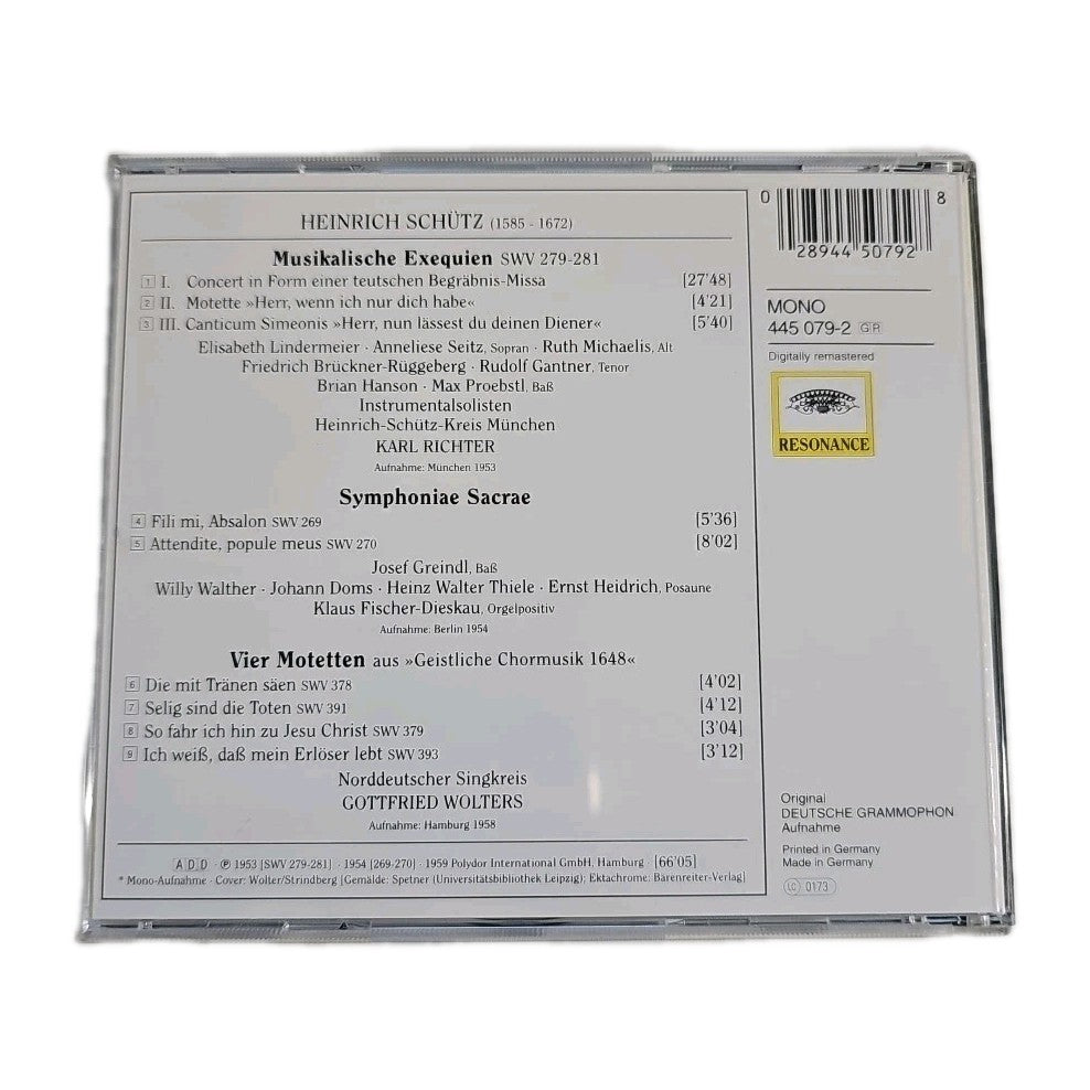 EB4025 Heinrich-Schütz-Kreis-Karl Richter: Heinrich Schütz-Musikalische Exequien2