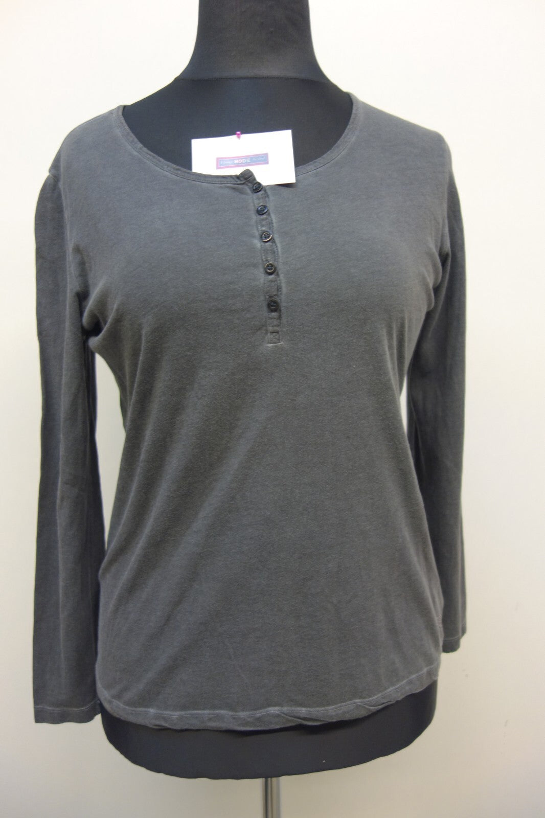 EK2417 Damen Langarmshirt von Via Appia, grau, Gr. M0