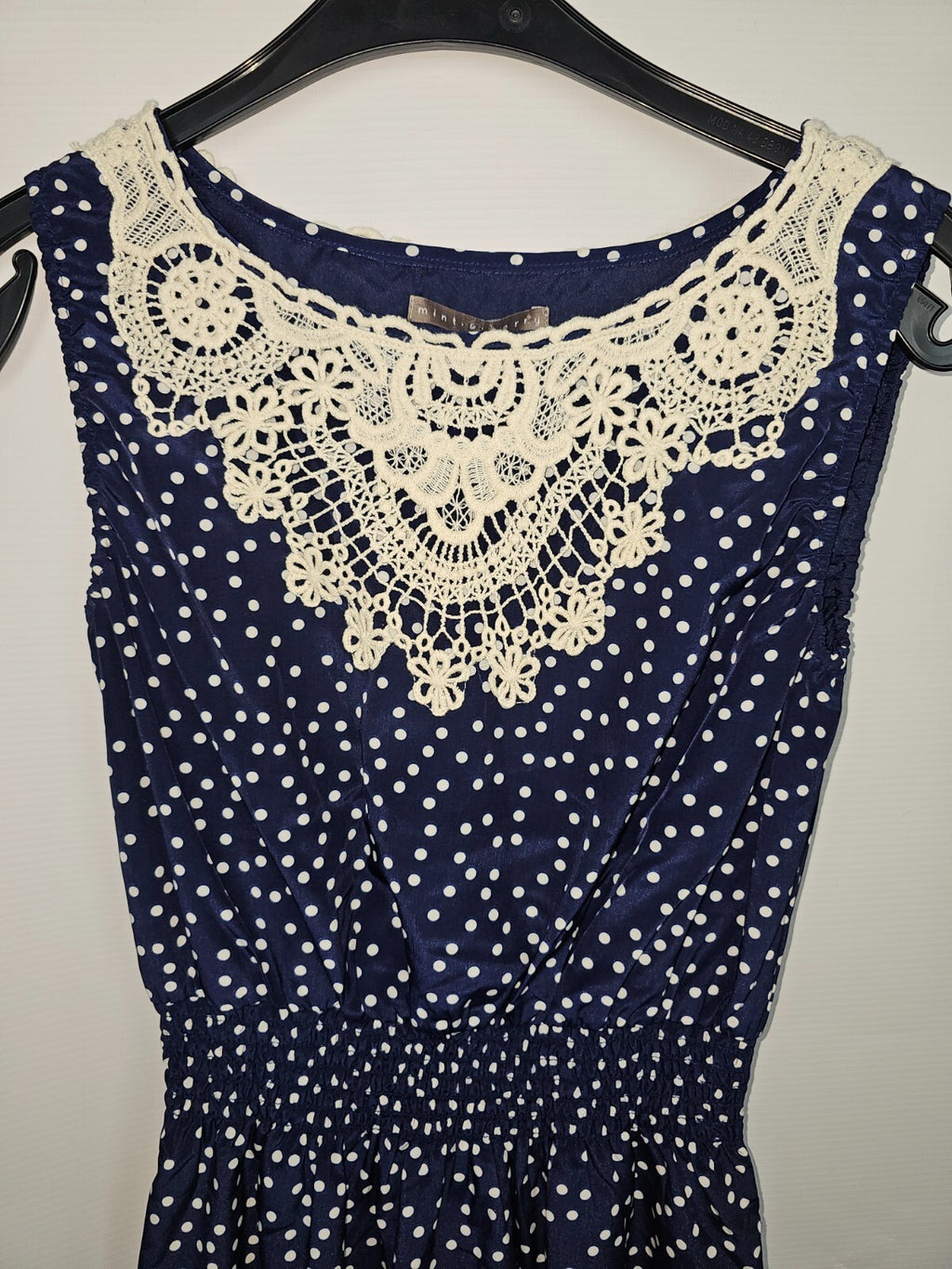 EK6450 Damen Kleid von Mint & Berry, blau-weiß, Gr.S1