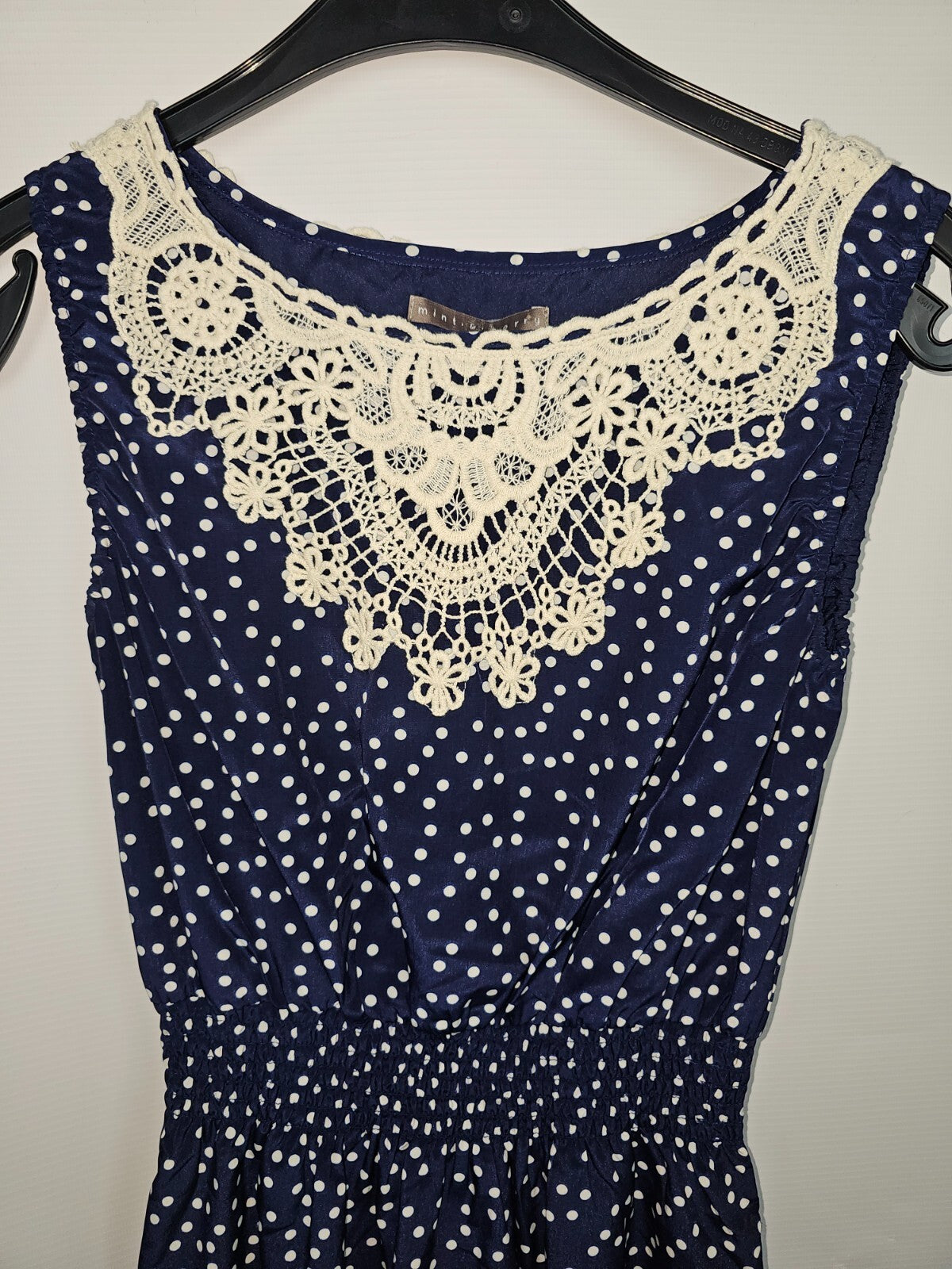 EK6450 Damen Kleid von Mint & Berry, blau-weiß, Gr.S1