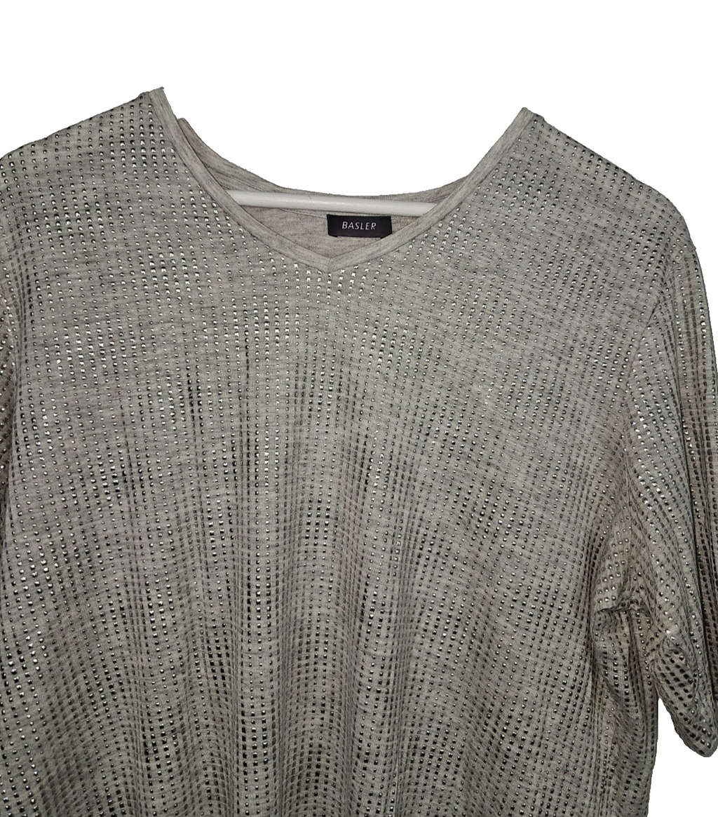 EK7775 Damen T-Shirt von Basler, grau, Gr.L1