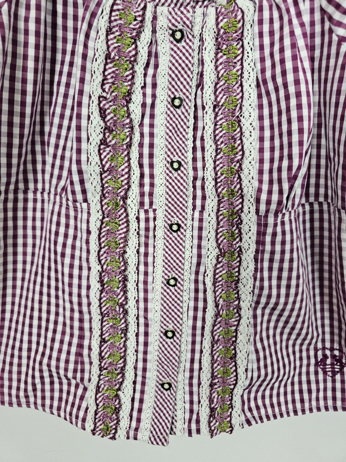 EK9245 Damen Bluse von Brandl Tracht, Rot, Gr. 381