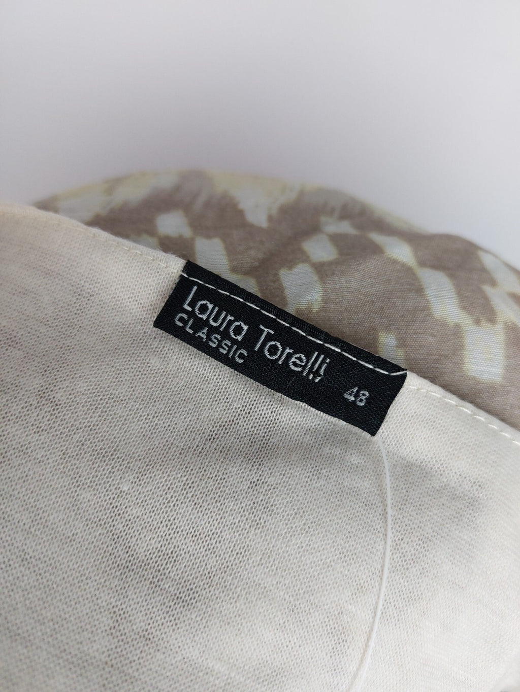 EK4678 Damen Bluse von Laura Torelli, beige, Gr. 485