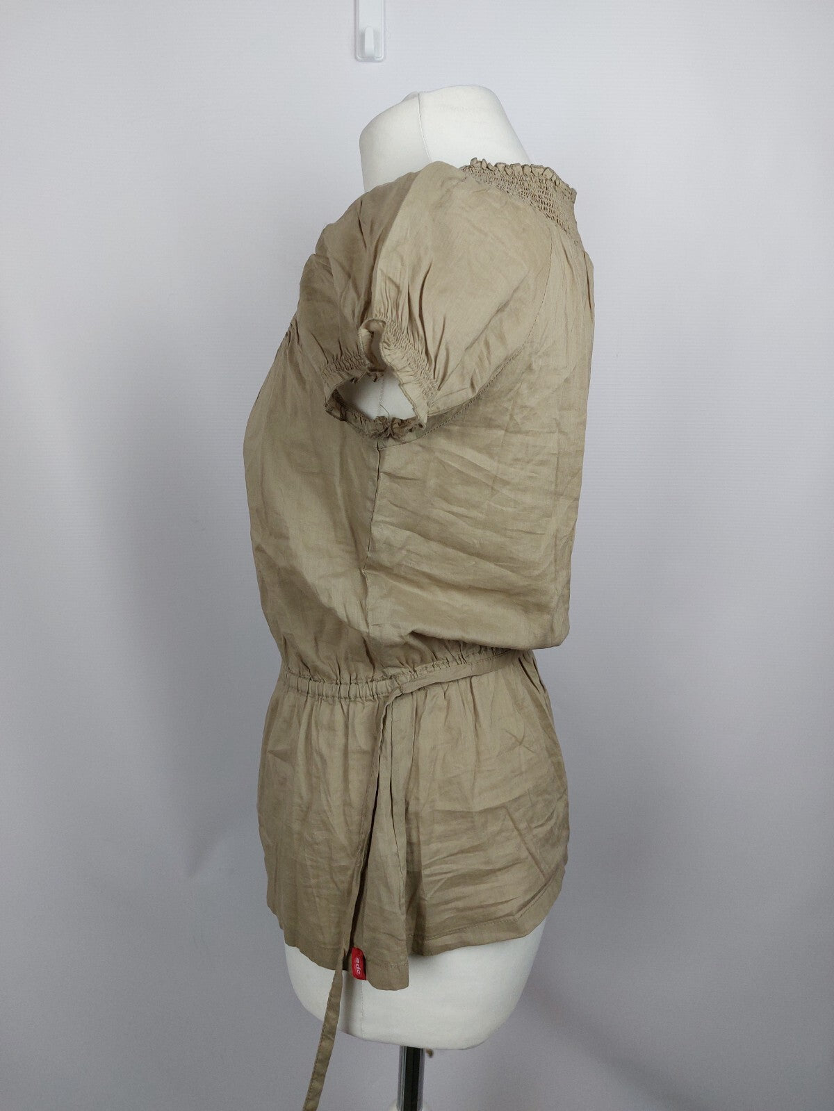 EK3920 Damen Bluse von edc, beigebraun, Gr. S4