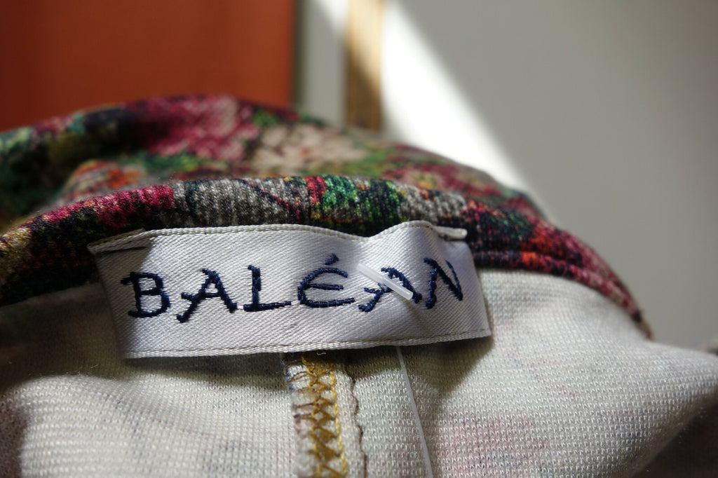 EK0364 Damen Kleid von Baléan, geblümt, S5