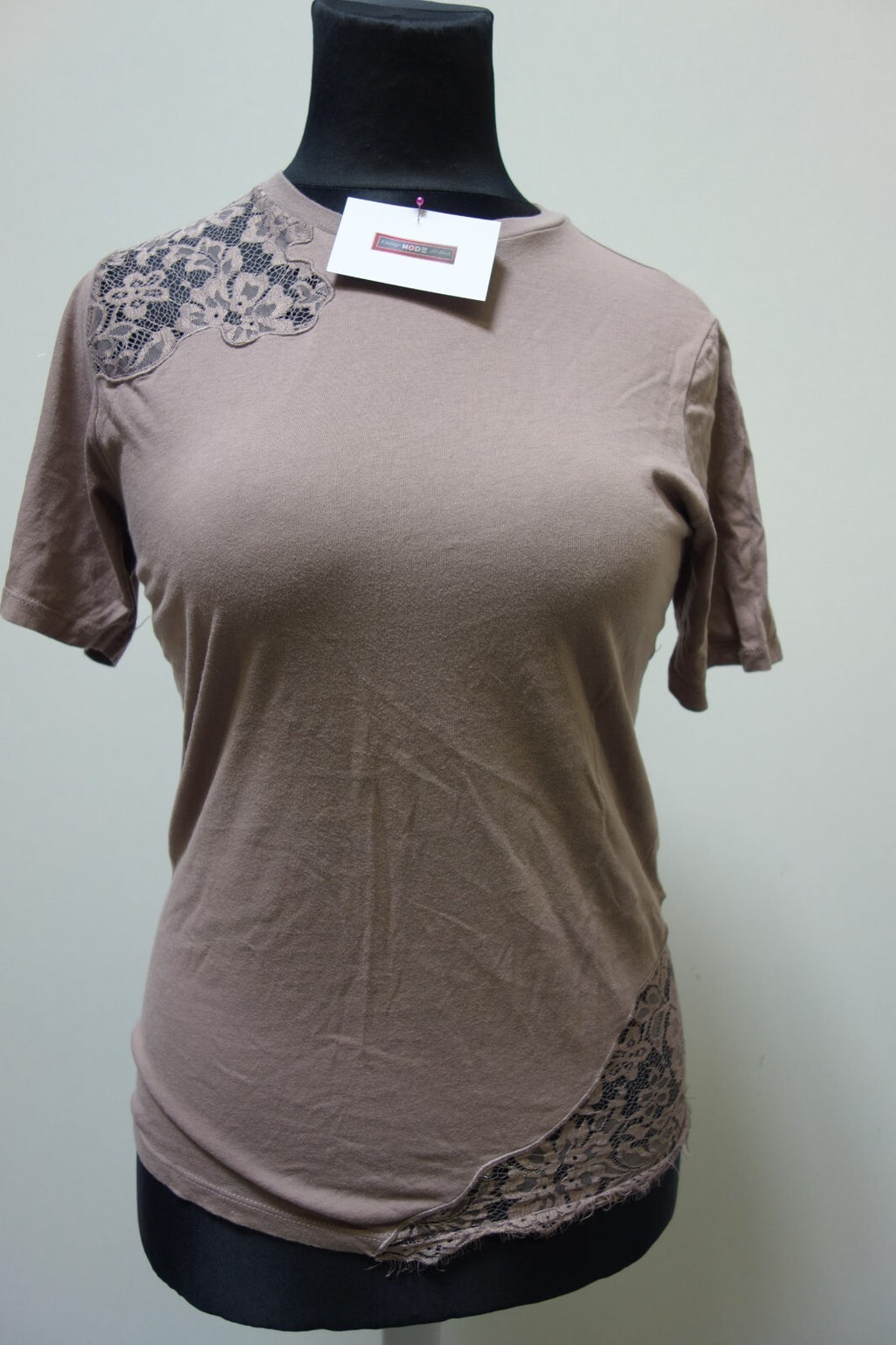 EK1939 Damen T-Shirt von asos, nude, Gr. 340