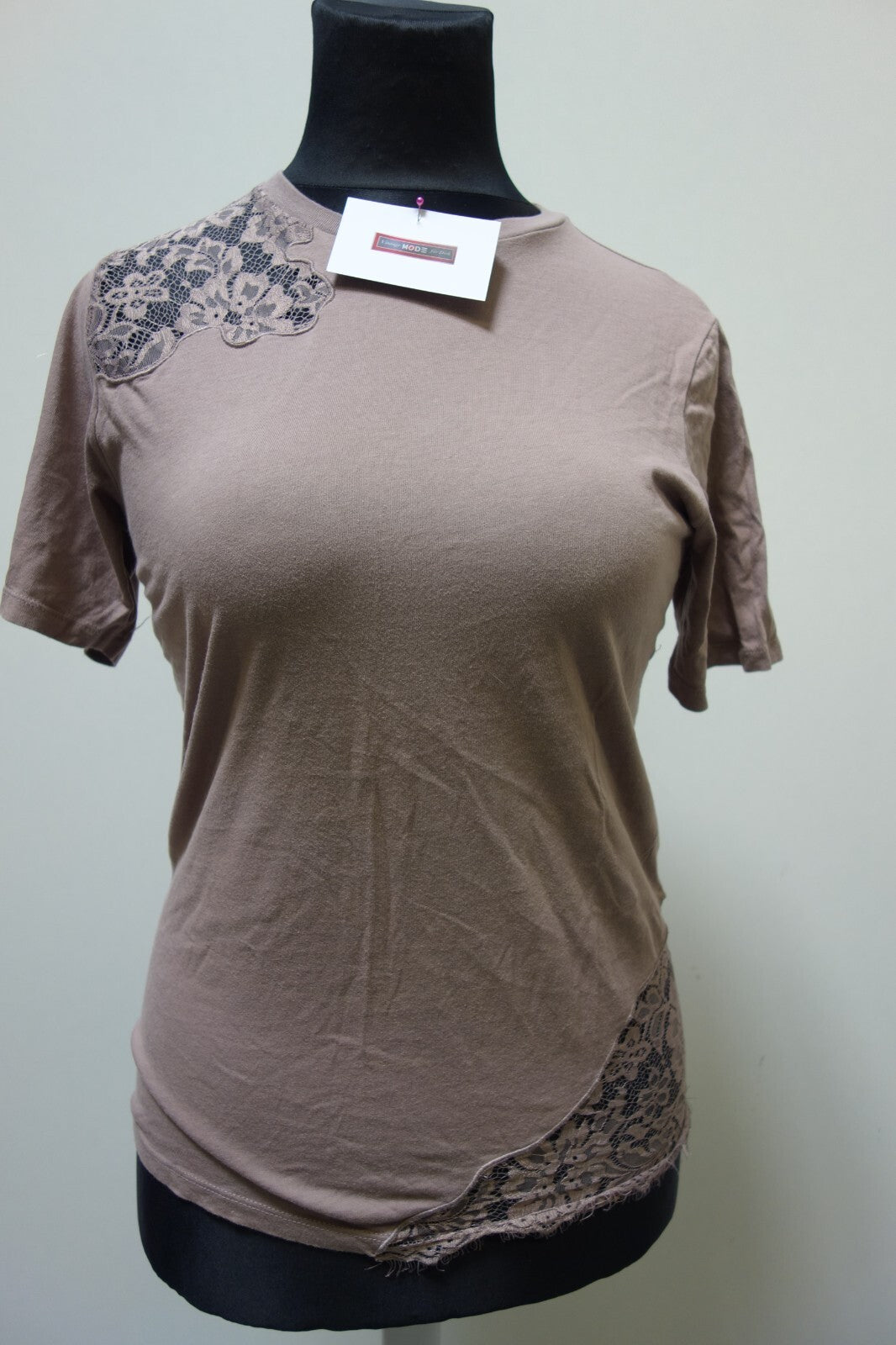 EK1939 Damen T-Shirt von asos, nude, Gr. 340