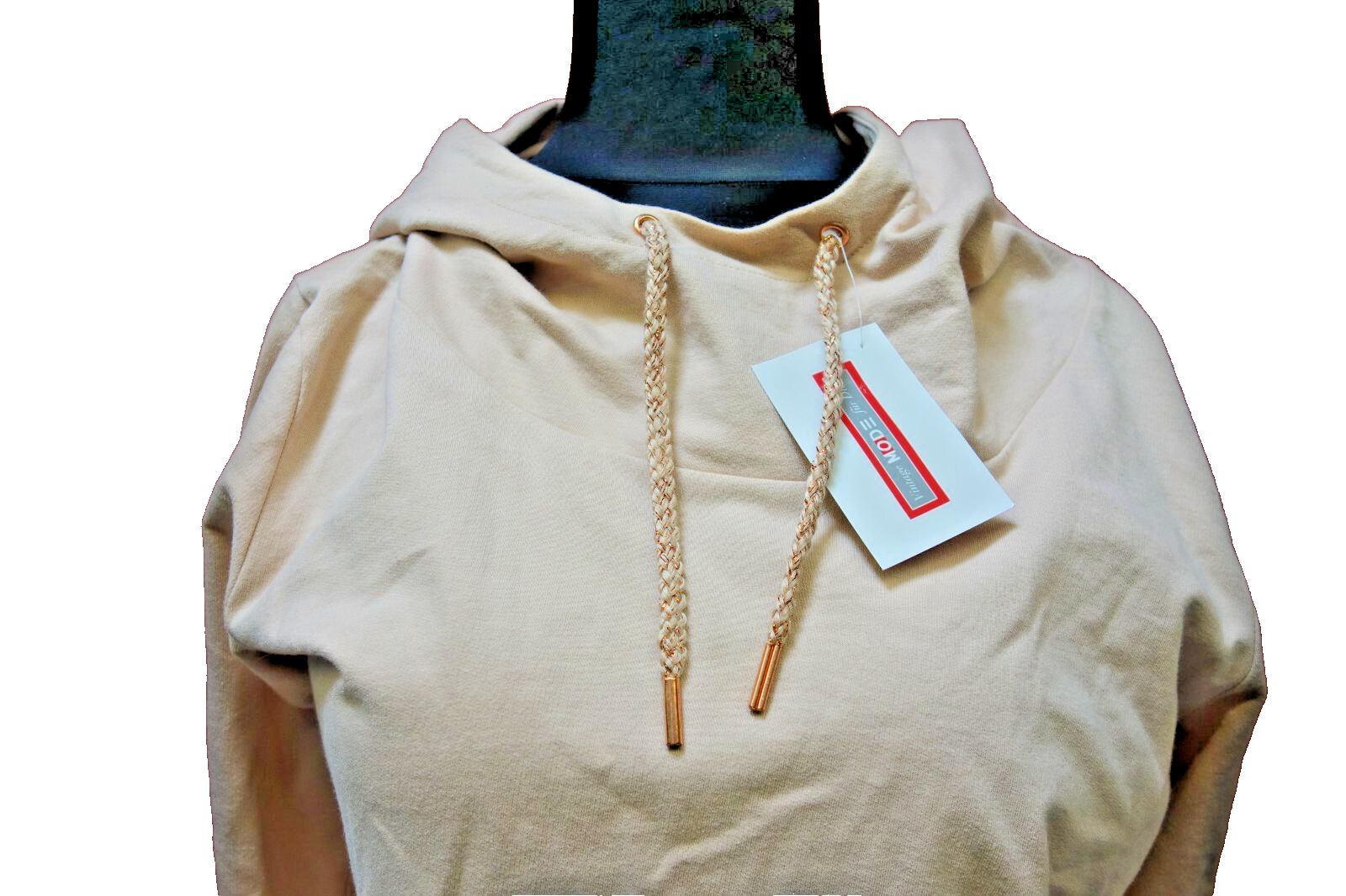 EK0134 Damen Pullover mit Kaputze  Hoody  von Cartoon, L beige1
