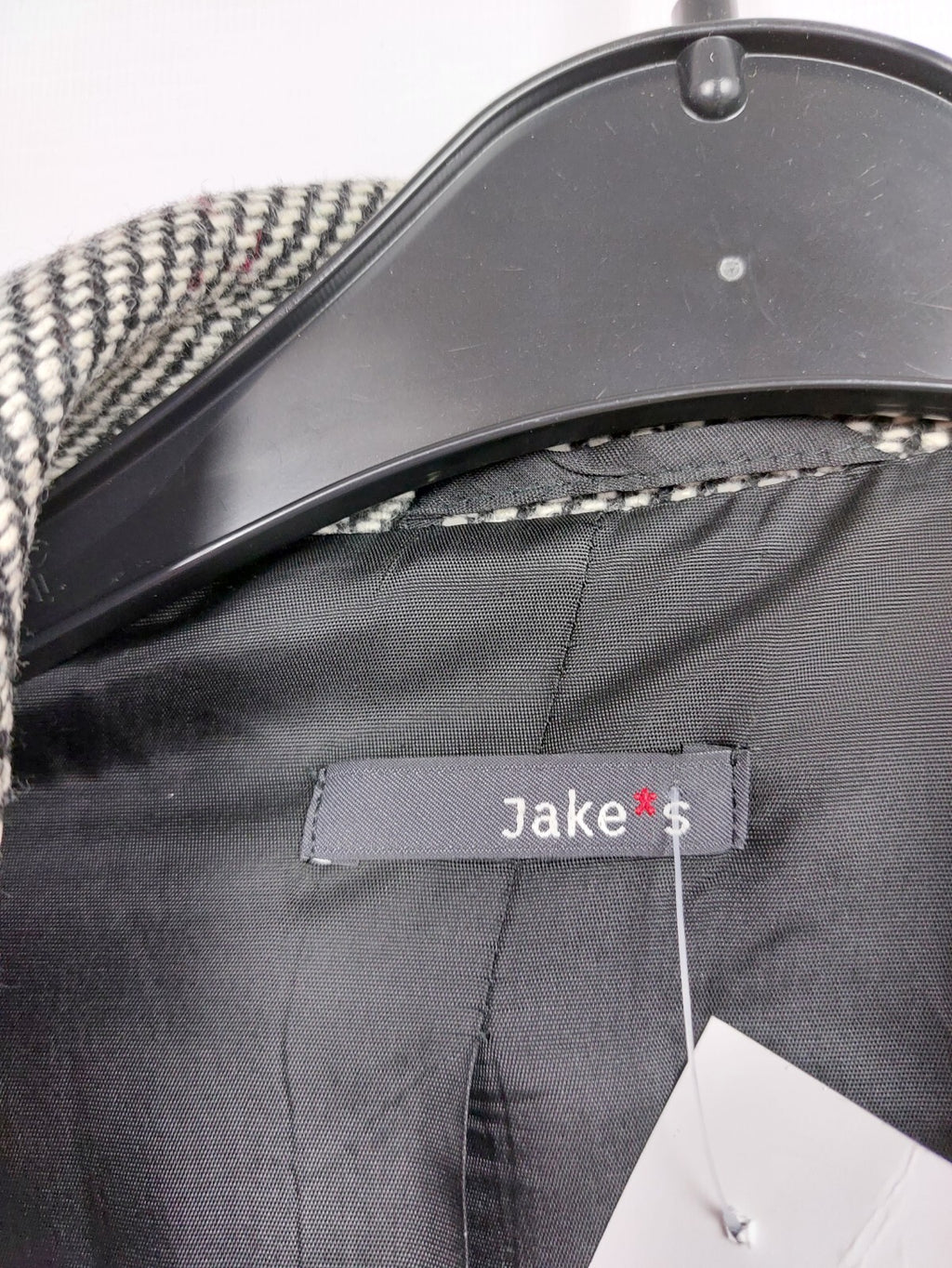 EK3371 Damen Blazer von Jake´s, schwarz/weiß, Gr. 406