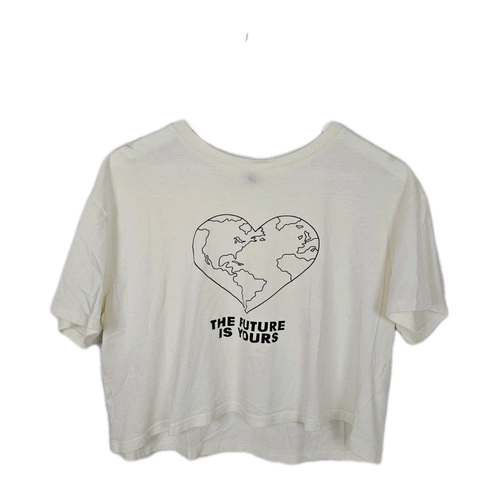EK10918  Damen T-Shirt von Divided, Weiß,  Gr. M0