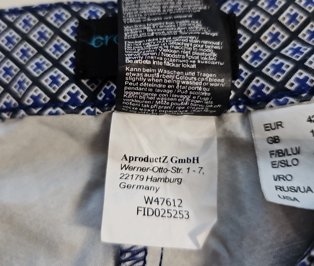 EK7573 Damen Hose von Création L, blau, Gr.424