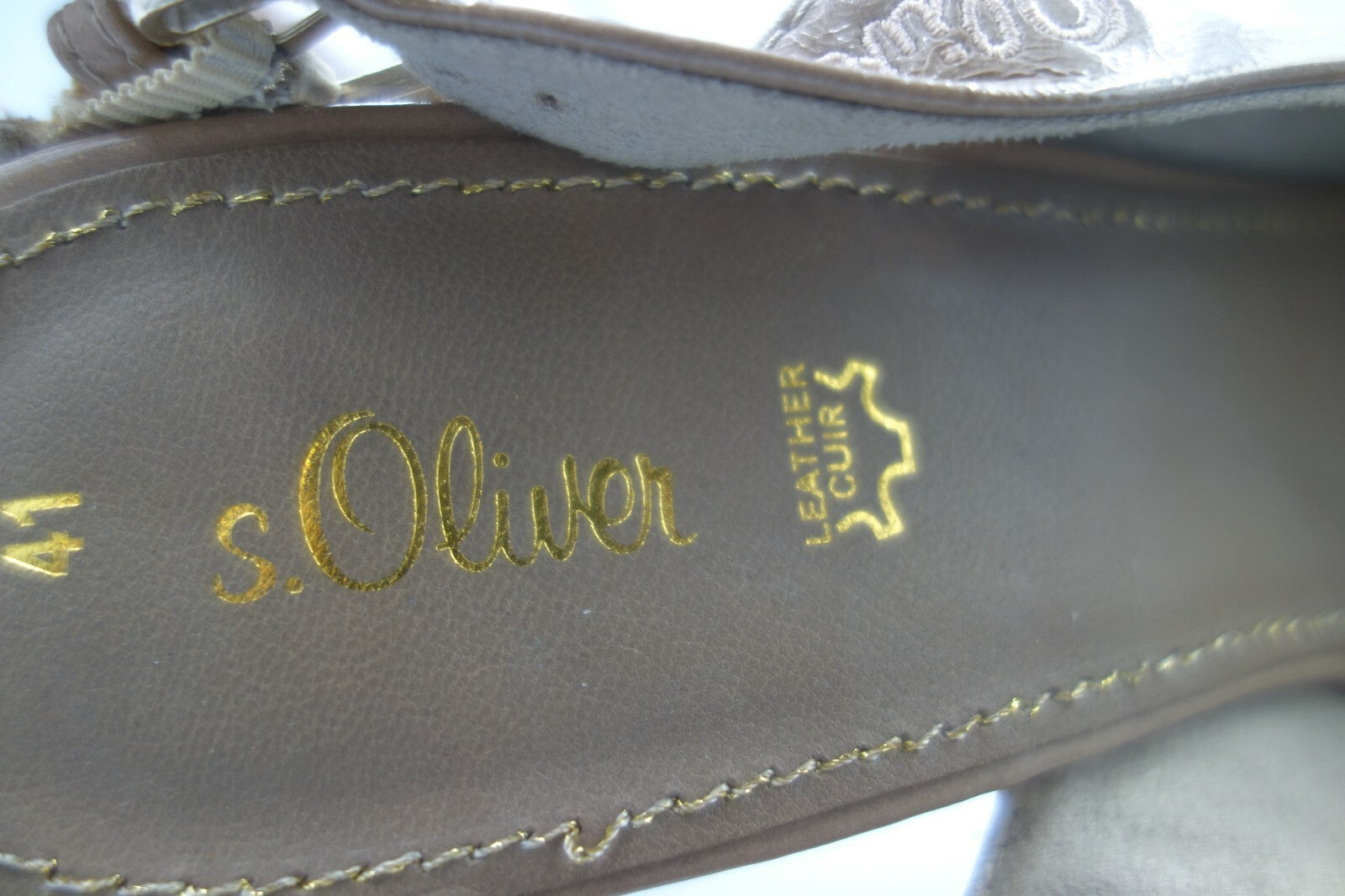 ES0695 Damen Pumps von s.Oliver, braunbeige, Gr. 413