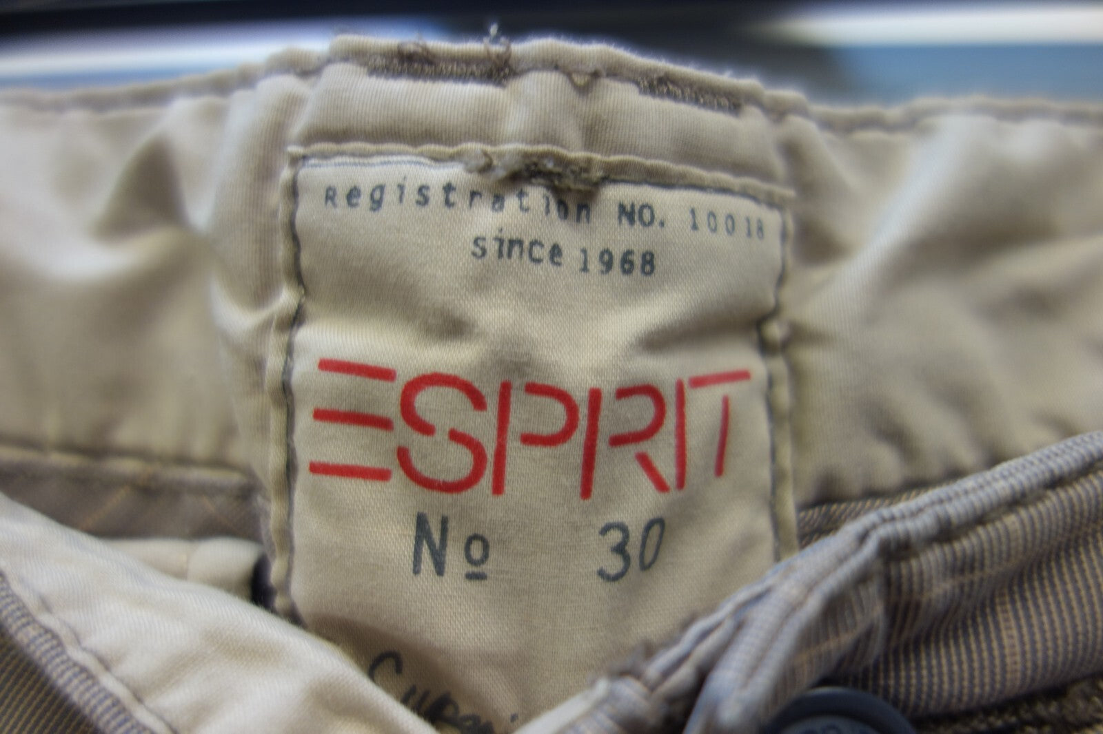 EK2519 Herren Shorts von Esprit, Gr. 32, kariert, braun2