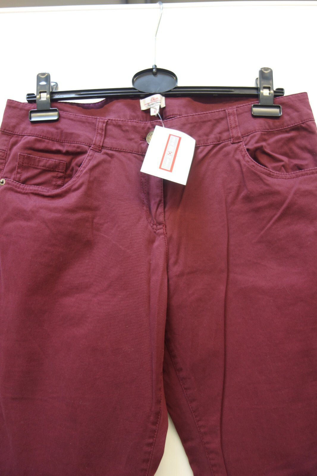 EK3574 Damen Hose von s.Oliver, dunkelrot, Gr. 401