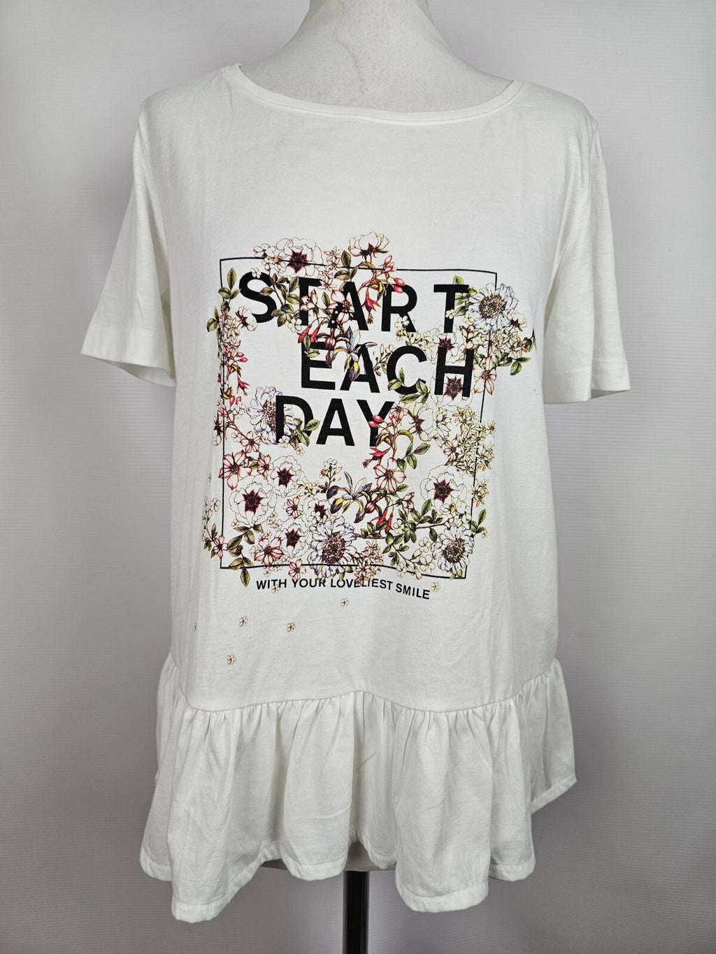 EK5517 Damen T-Shirt von s.Oliver, weiß, Gr. 380