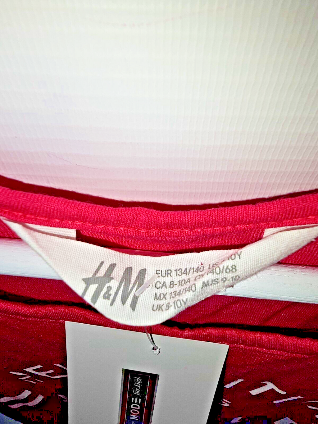 EK6748 Mädchen Kleid von H&M, Pink, Gr.1341