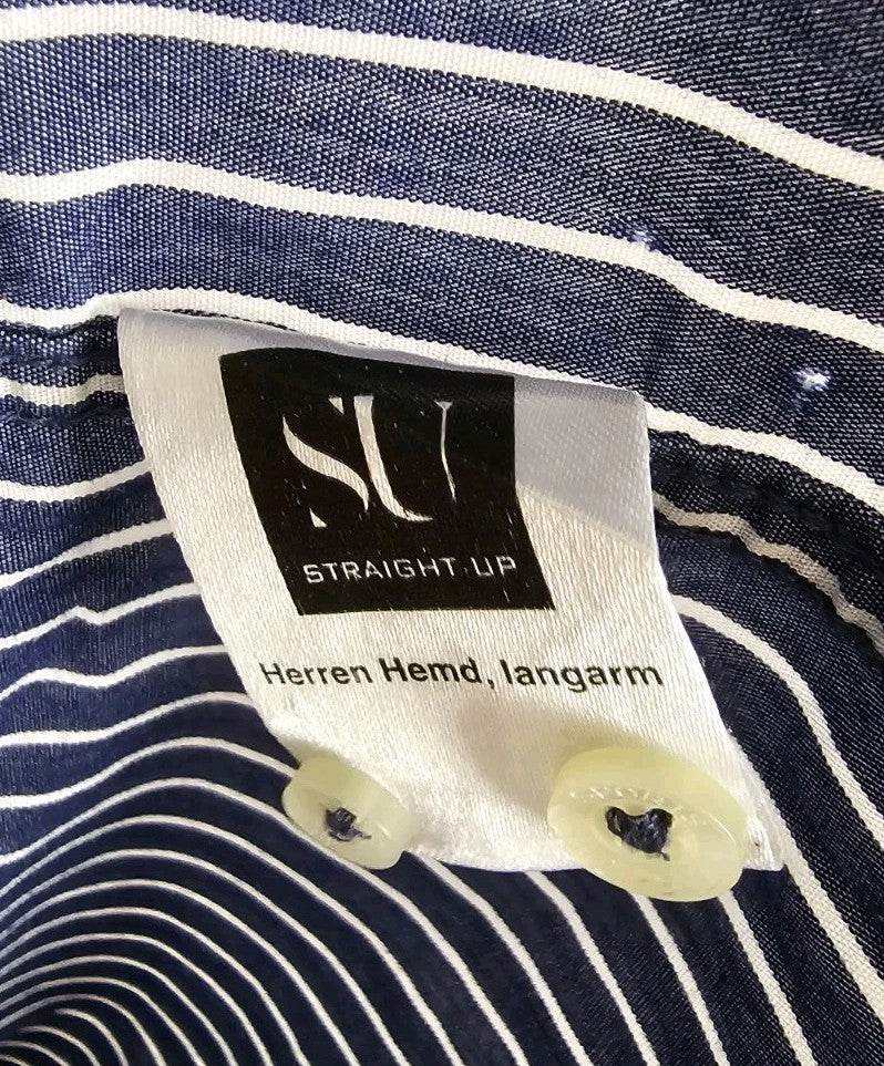EK8994 Herren Hemd von Straight Up, blau, Gr.M3