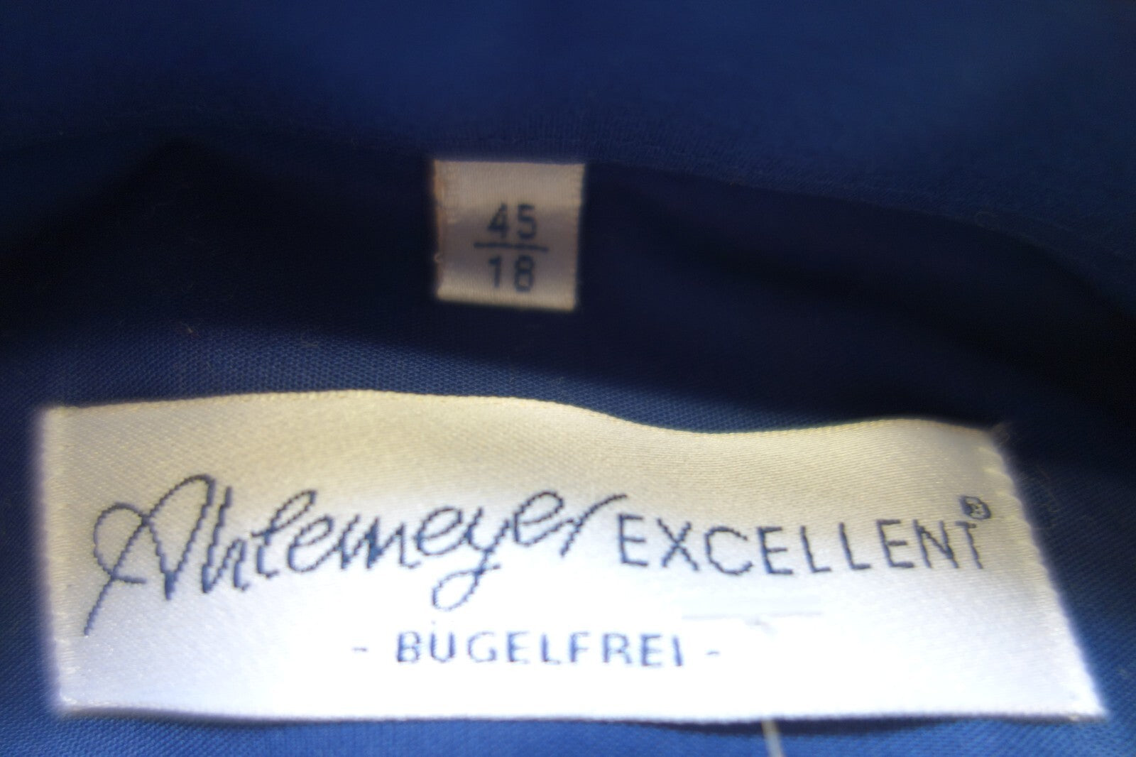 EK1889 Herren Hemd von Ahlemeyer, dunkelblau, Gr. 455