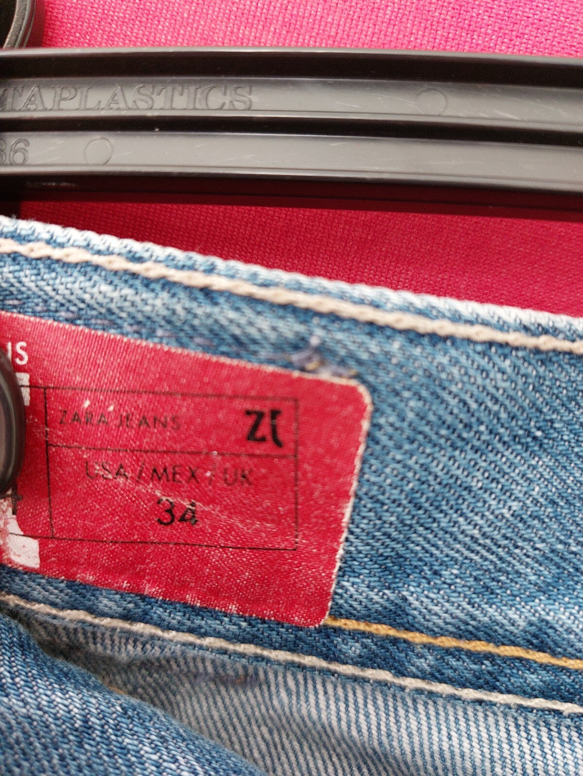 EK2918 Herren Jeans von Zara, blau, Gr.448