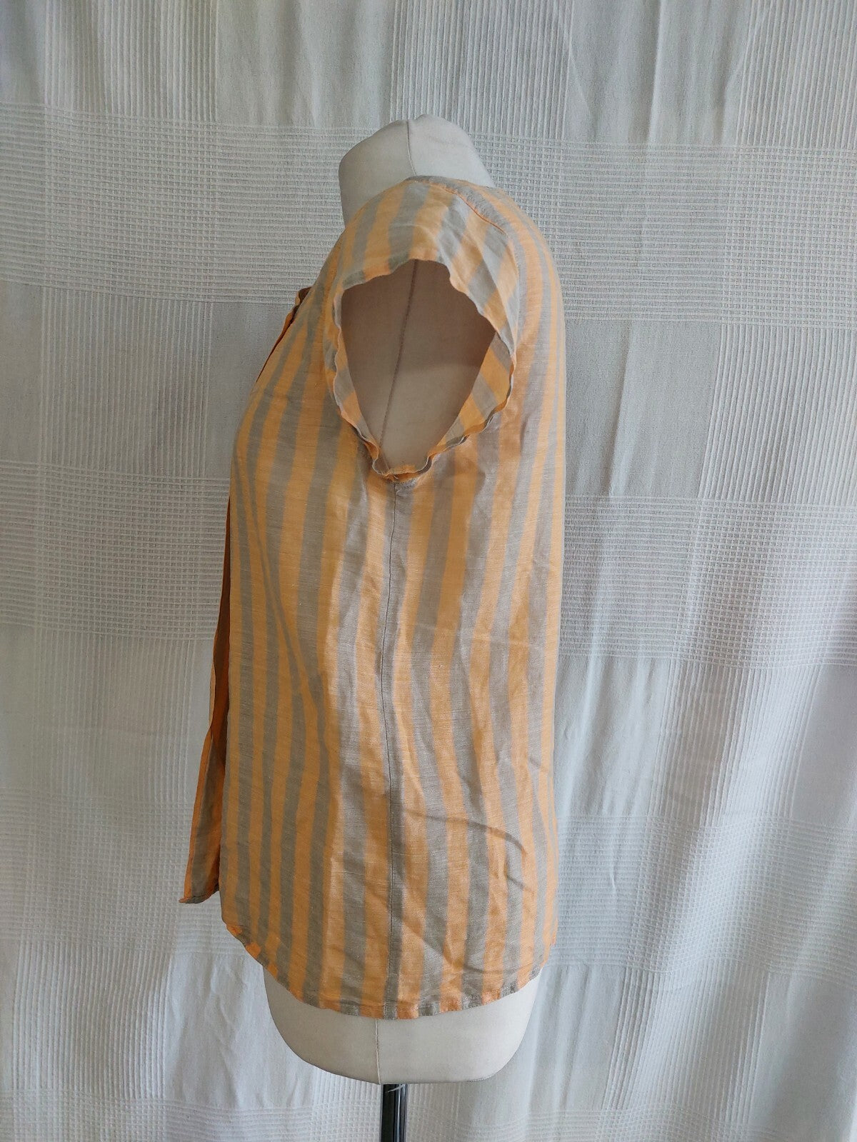 EK3455 Damen Bluse von Marella, orange grau gestreift, Gr.S2