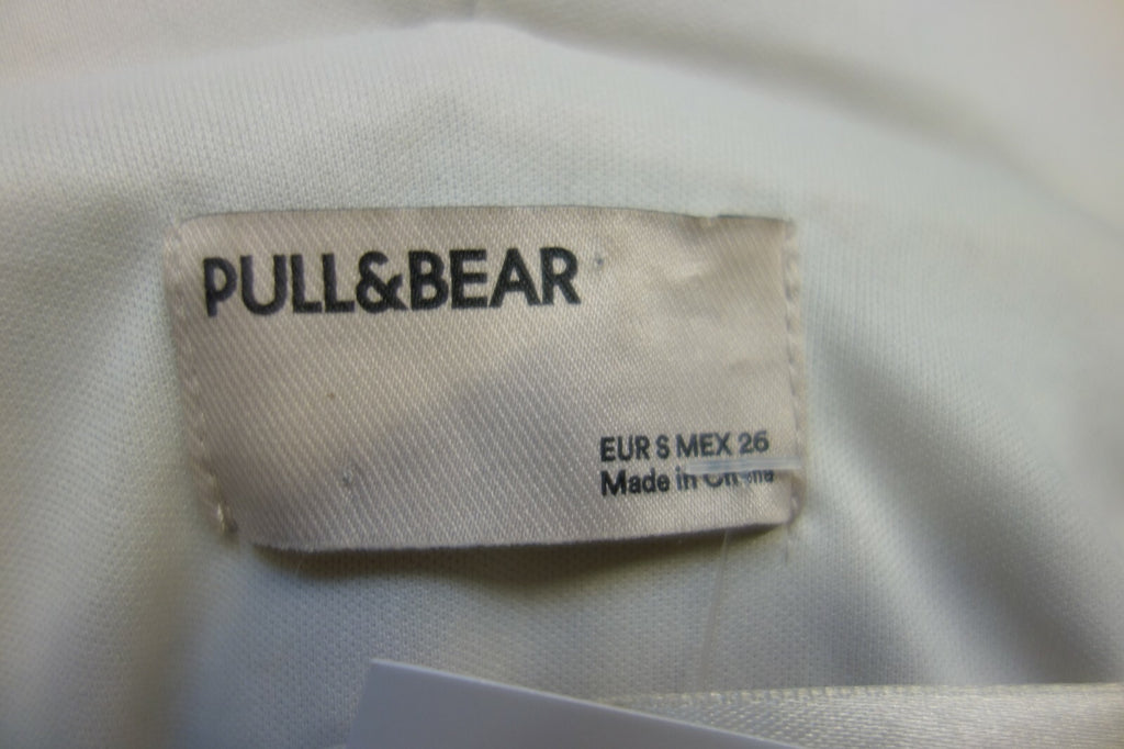 EK1220 Damen Kurze Felljacke von Pull&Bear, offen, Gr. S5