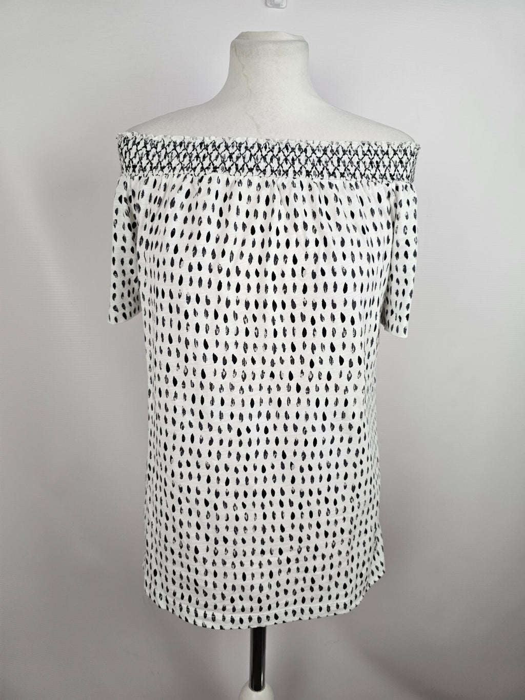 EK4136 Damen Bluse von Street One, weiß-schwarz, Gr.400