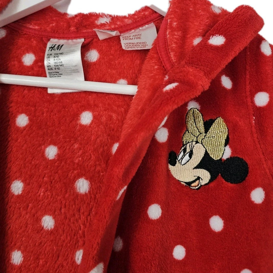 EK10895 Kinder Bademantel von Disney, Rot, Gr. 134/1401