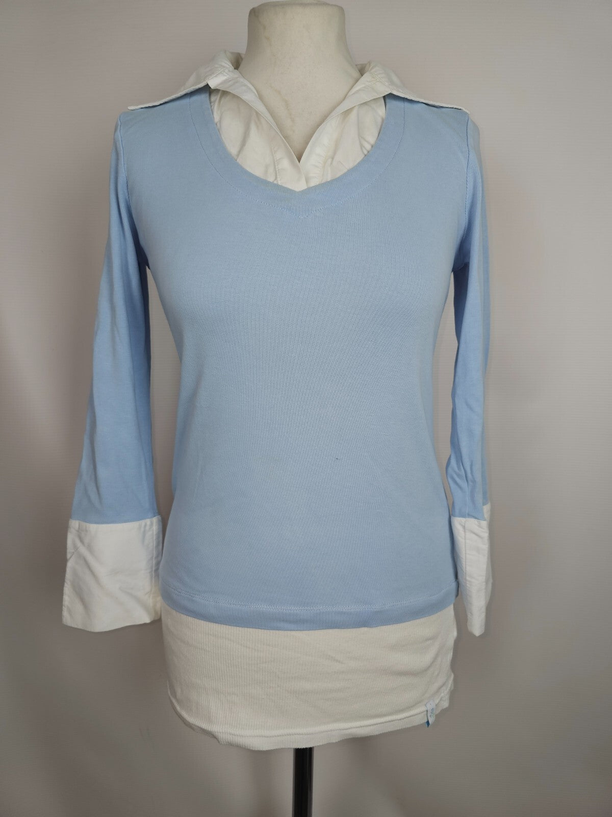EK6525 Damen Bluse von Steilmann, blau, Gr.S0