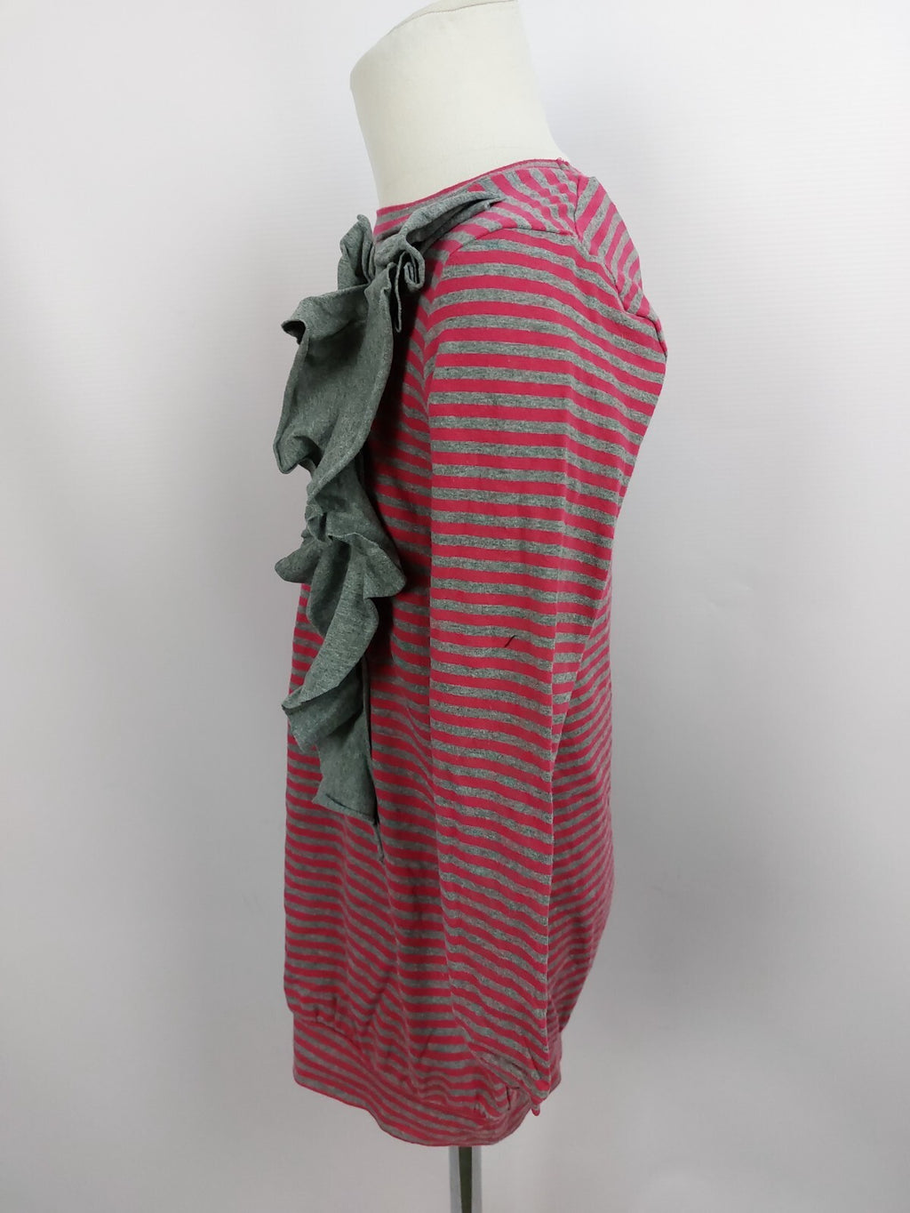 EK4517 Mädchen Pulloverkleid von United Colors of Benetton, pink/grau, Gr. 1102