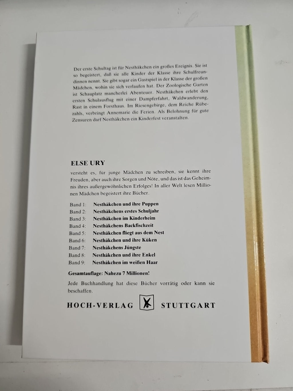 EB158 Nesthäkchens erstes Schuljahr von Else Ury (Band 2/9)2