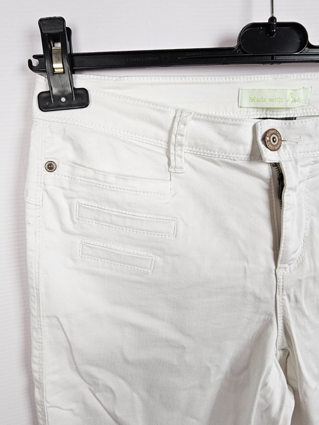 EK4862 Damen Capri Hose von Street One, weiß, Gr. 363