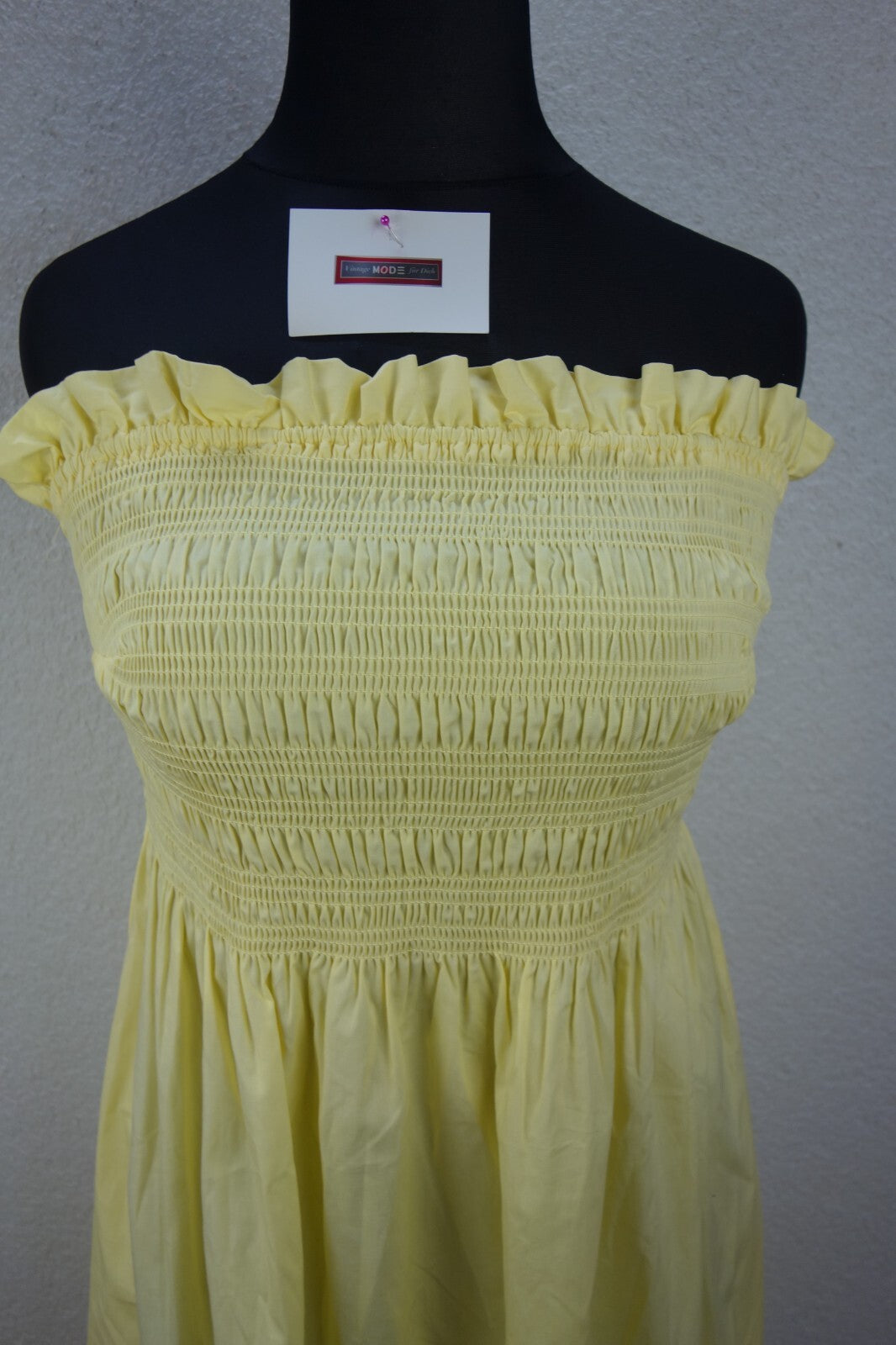 EK2364 Damen Kleid von H&M, gelb, Gr. XL1
