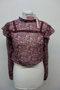 EK0549 Damen Bluse von Tally Weijl, lila geblümt, XS0