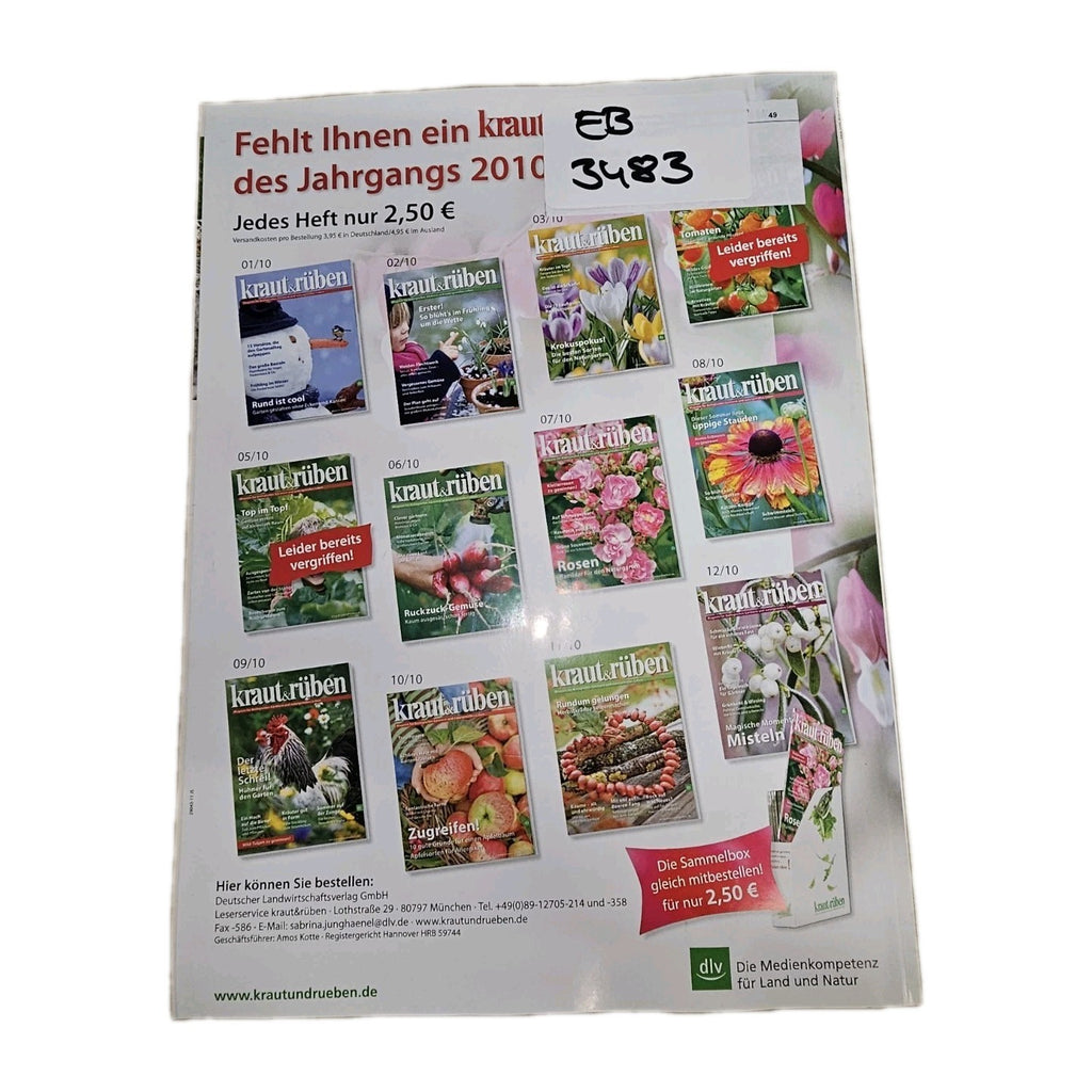 EB3483 Kraut und Rüben, 07/2011, biologisches Gärtnern und naturgemäßes Leben1