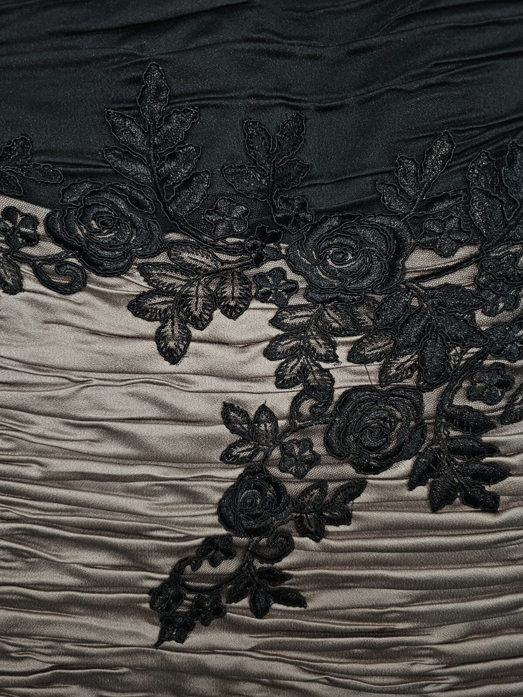 EK2537 Damen Kleid von MONA , Graubeige-schwarz, Gr.. s4