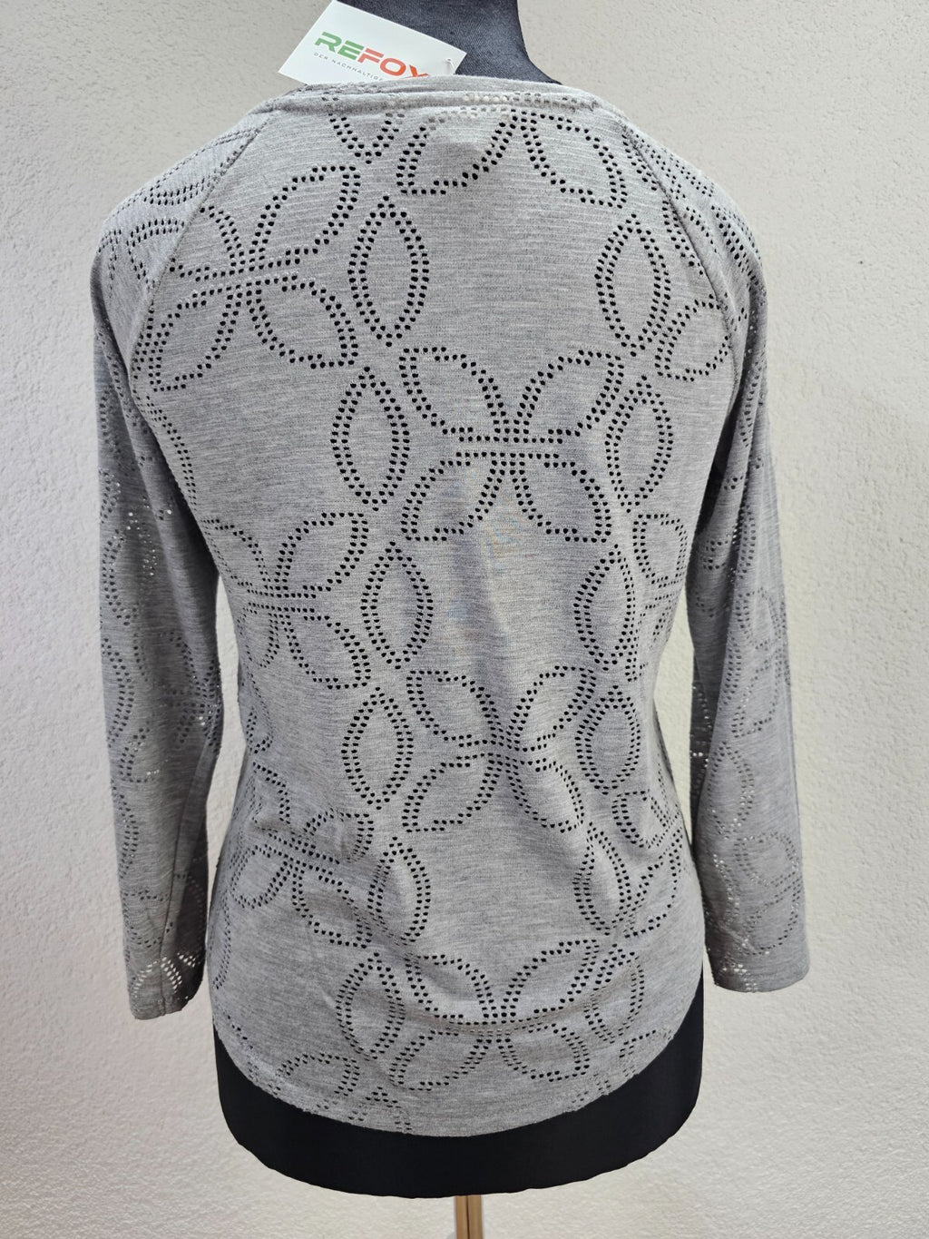 EK5784 Damen Langarmshirt von H&M, grau, Gr. M2