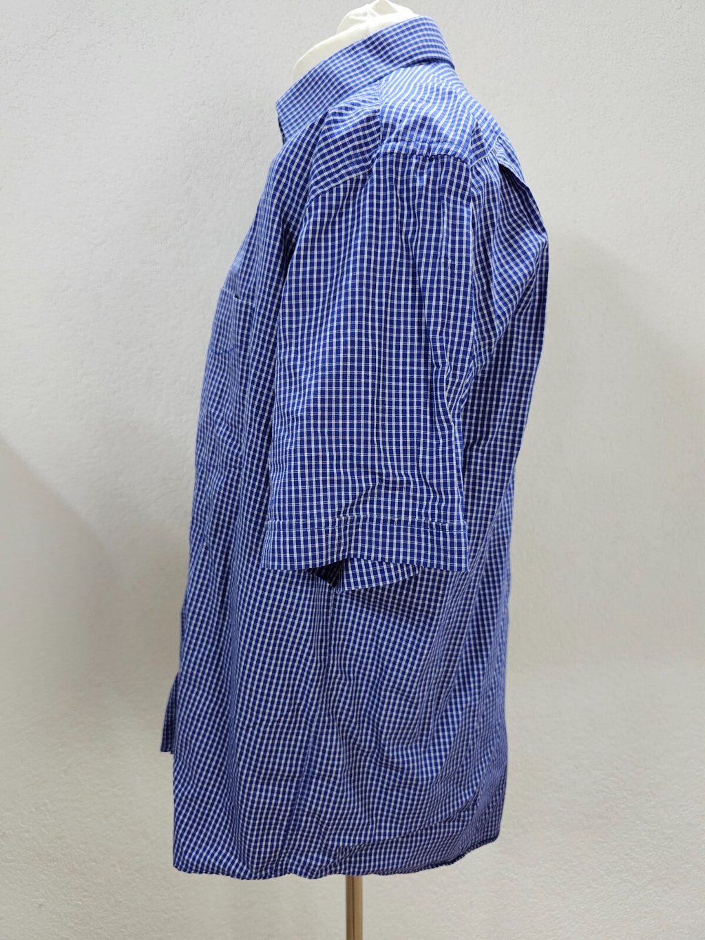 EK6108 Herren Hemd, blau/weiß kariert, Gr. XL2