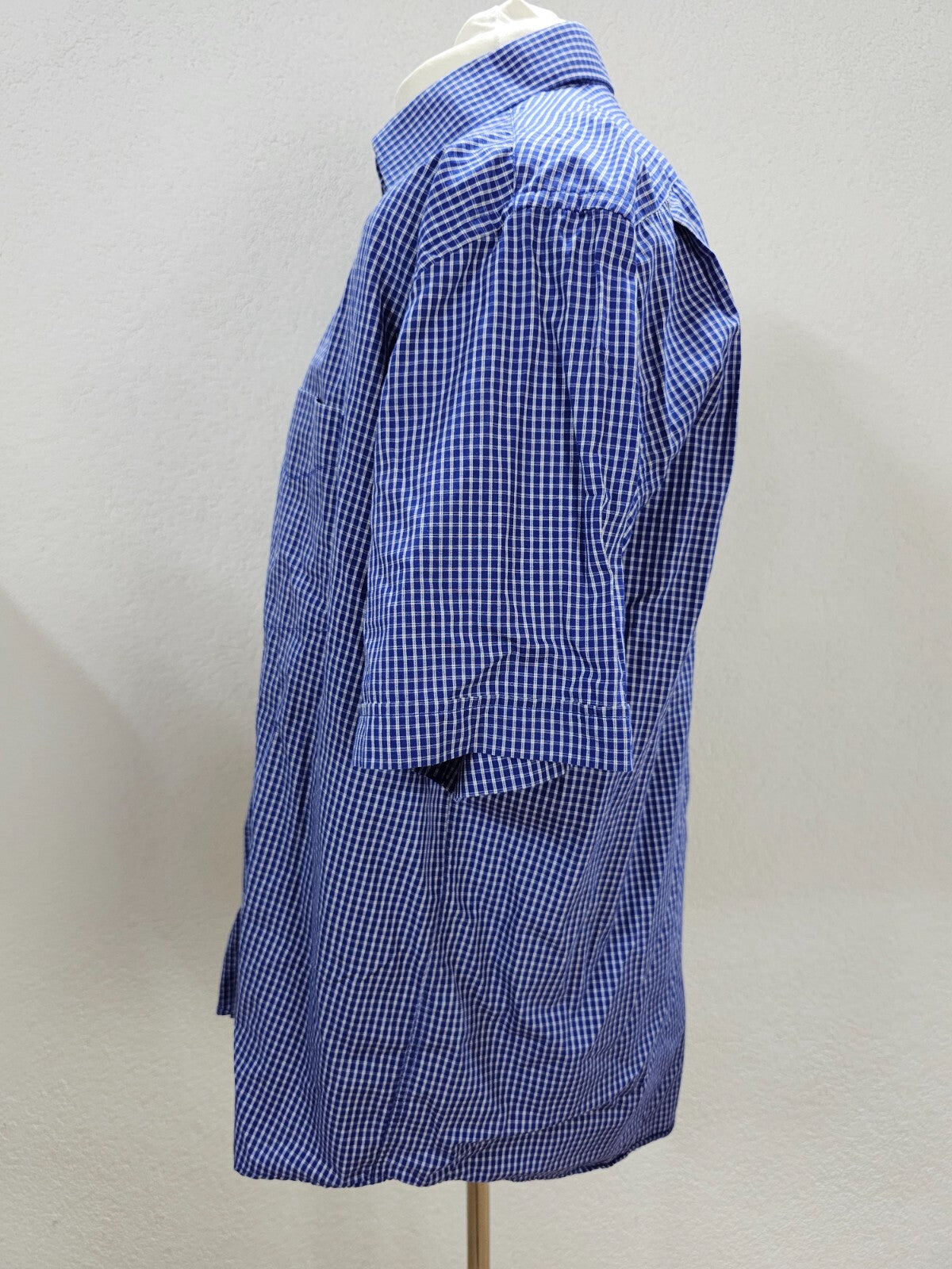 EK6108 Herren Hemd, blau/weiß kariert, Gr. XL2