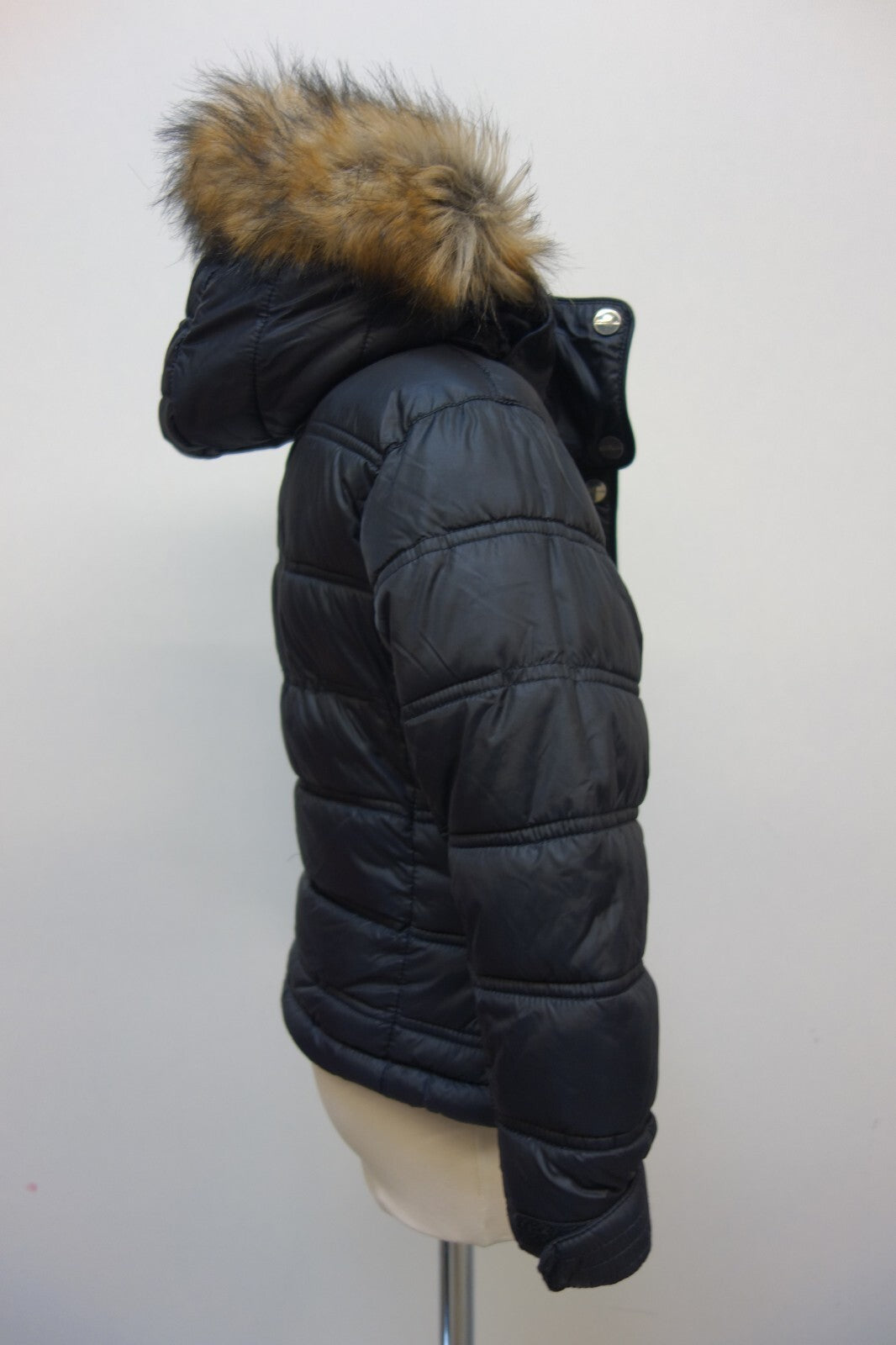 EK2101 Mädchen Winter Jacke von Peak Mountain, schwarz, Gr. 1043