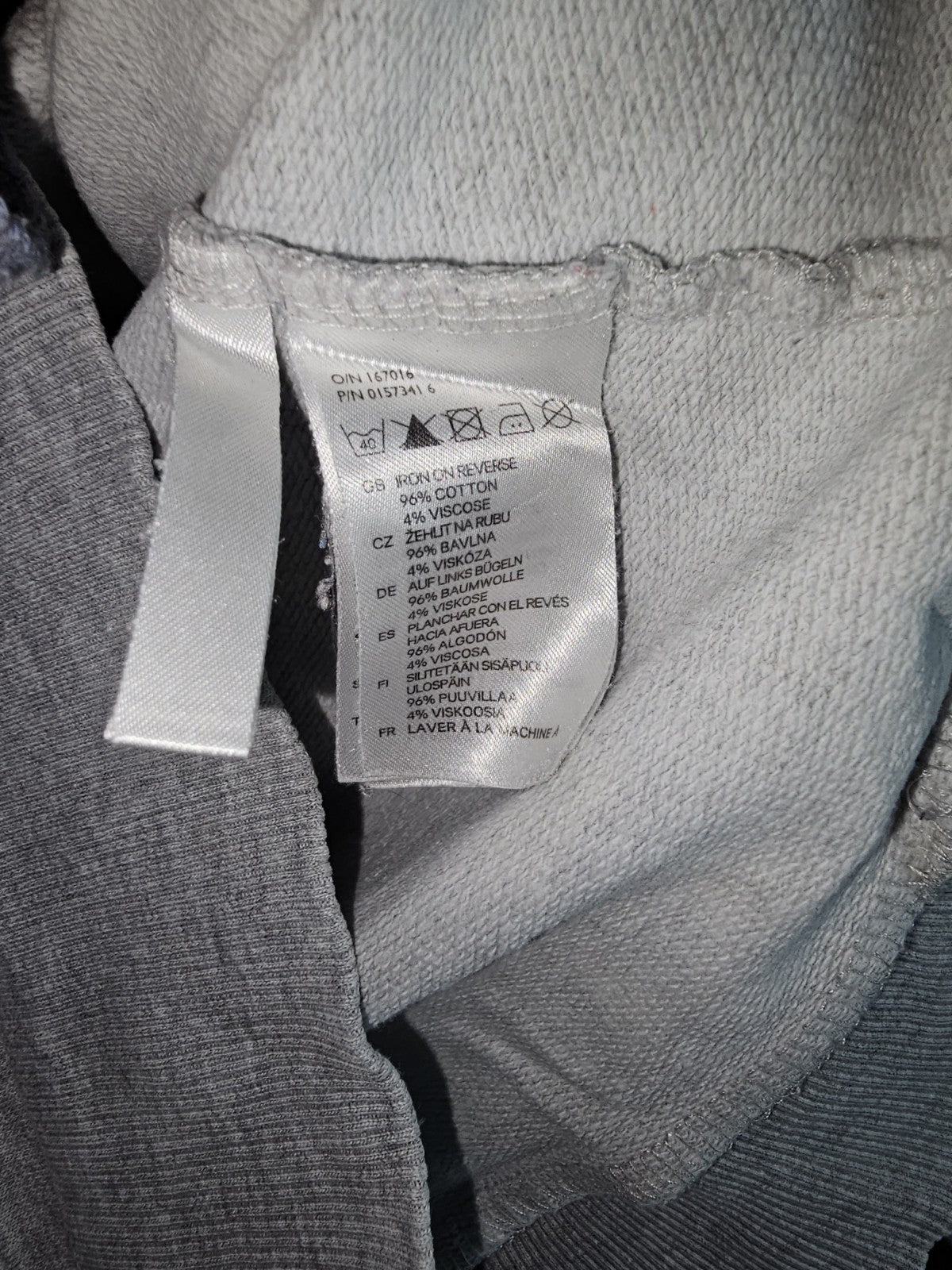 EK7869 Jungen Pullover von H&M, Grau, Gr.158/1643