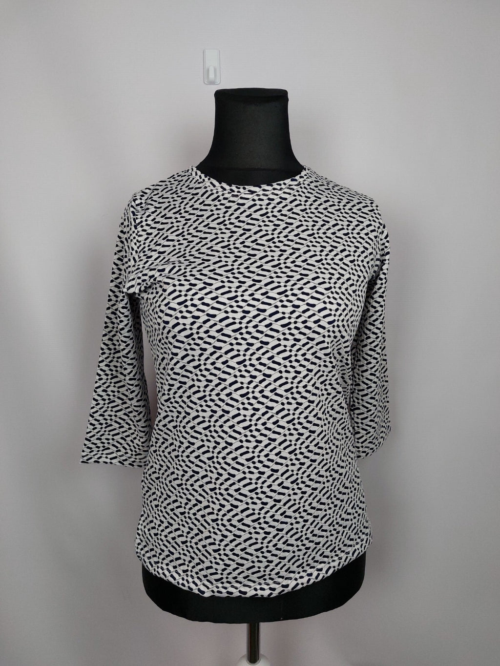 EK4289 Damen Bluse von Bicalla, weiß-blau, Gr.M0